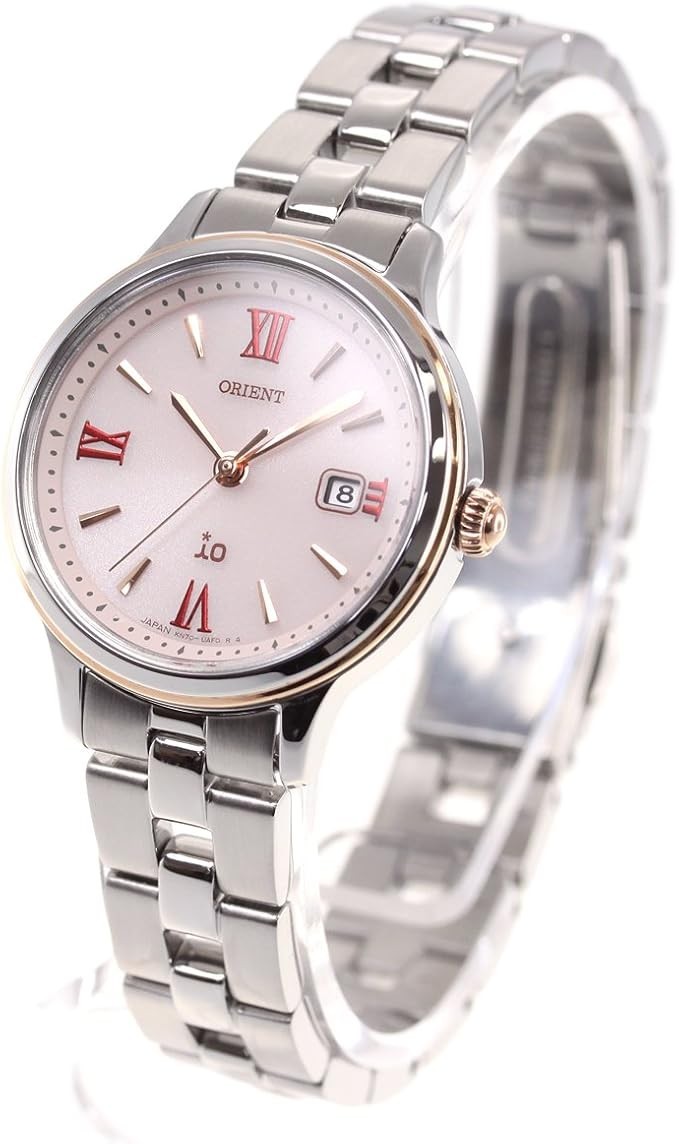 ORIENT iO RN-WG0006P NATURAL & PLAIN LIGHTCHARGE Women’s Watch NEW from Japan