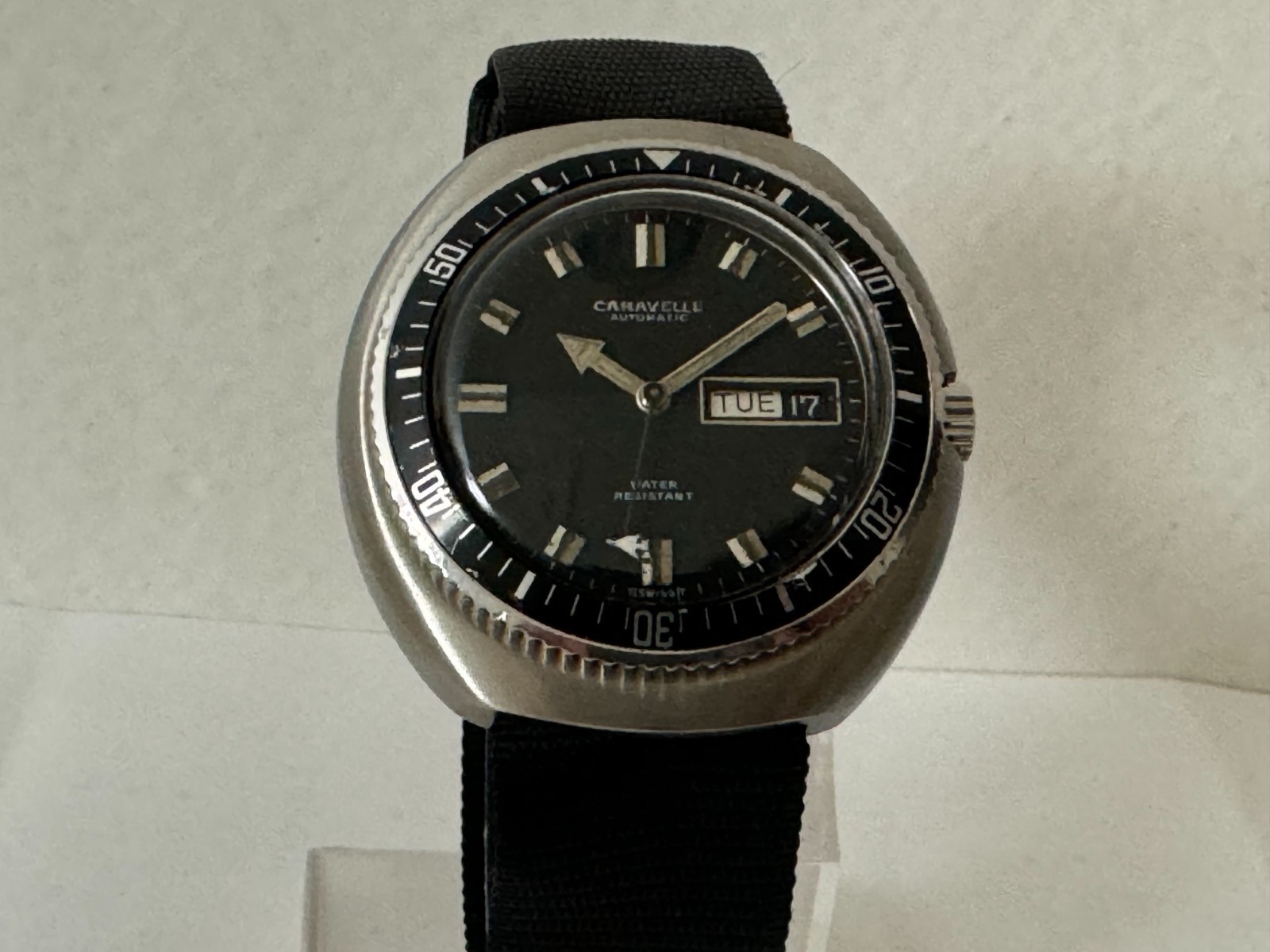 Vintage Carevelle Diver Watch 1970s