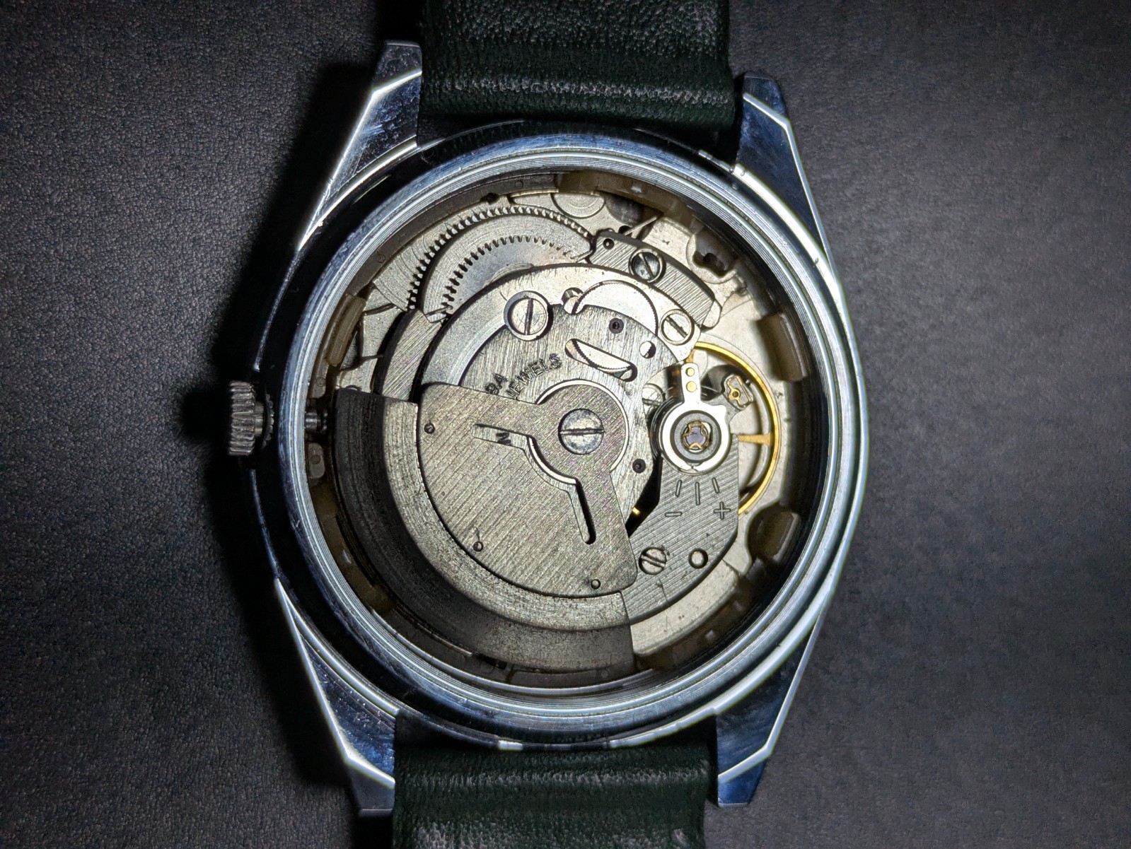 Vintage Seiko 5 automatic day date movement no. 6309A japan made men’s watch