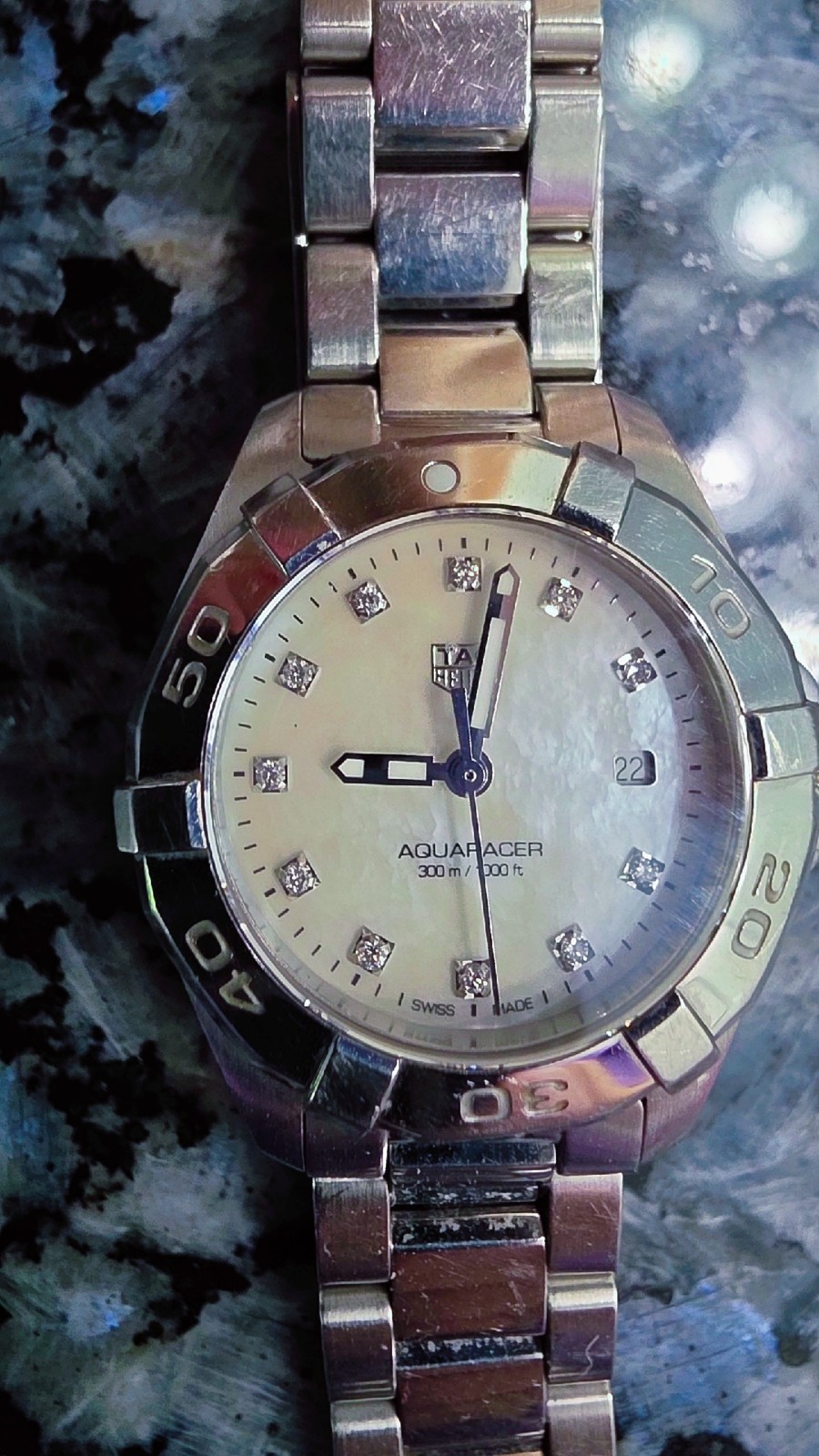 Ladies Tag Heuer Aquaracer Diamond MOP