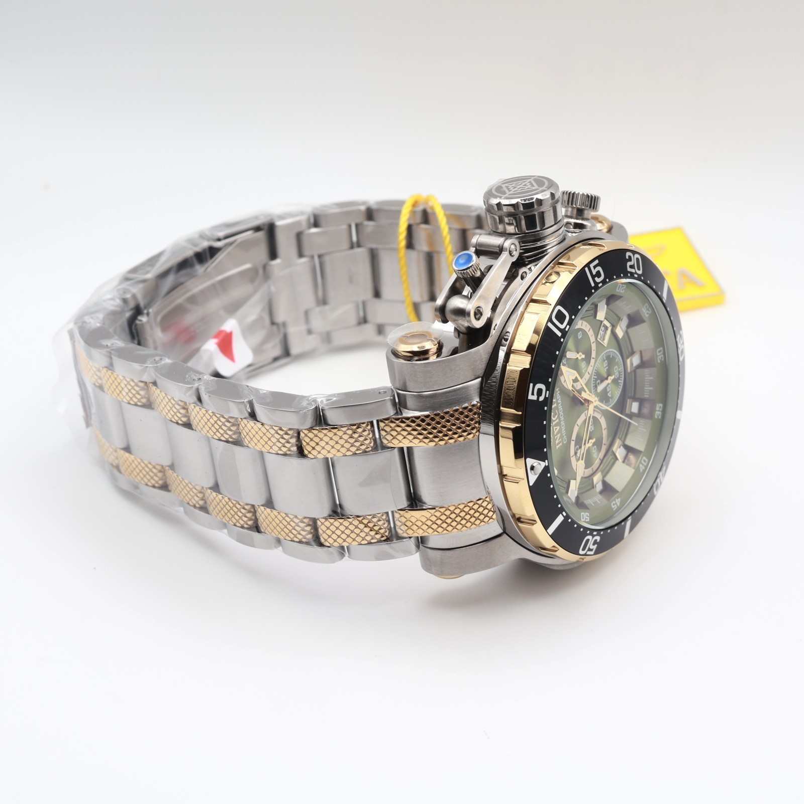 Invicta Coalition Forces Night Hawk Men’s Watch – 52mm. Gold, Steel 49225