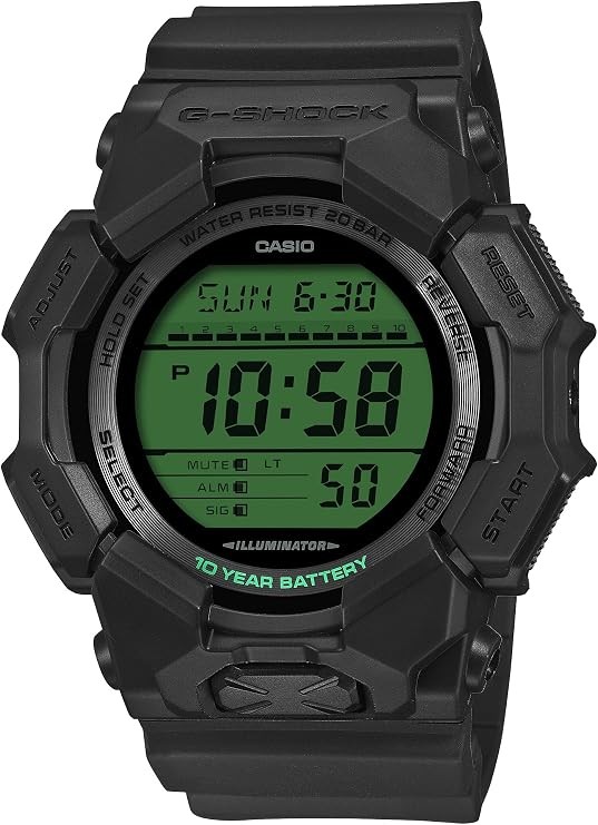Casio G-Shock GD-010BEG-1JF Digital Black Electro Green Biomass Resin JDM New
