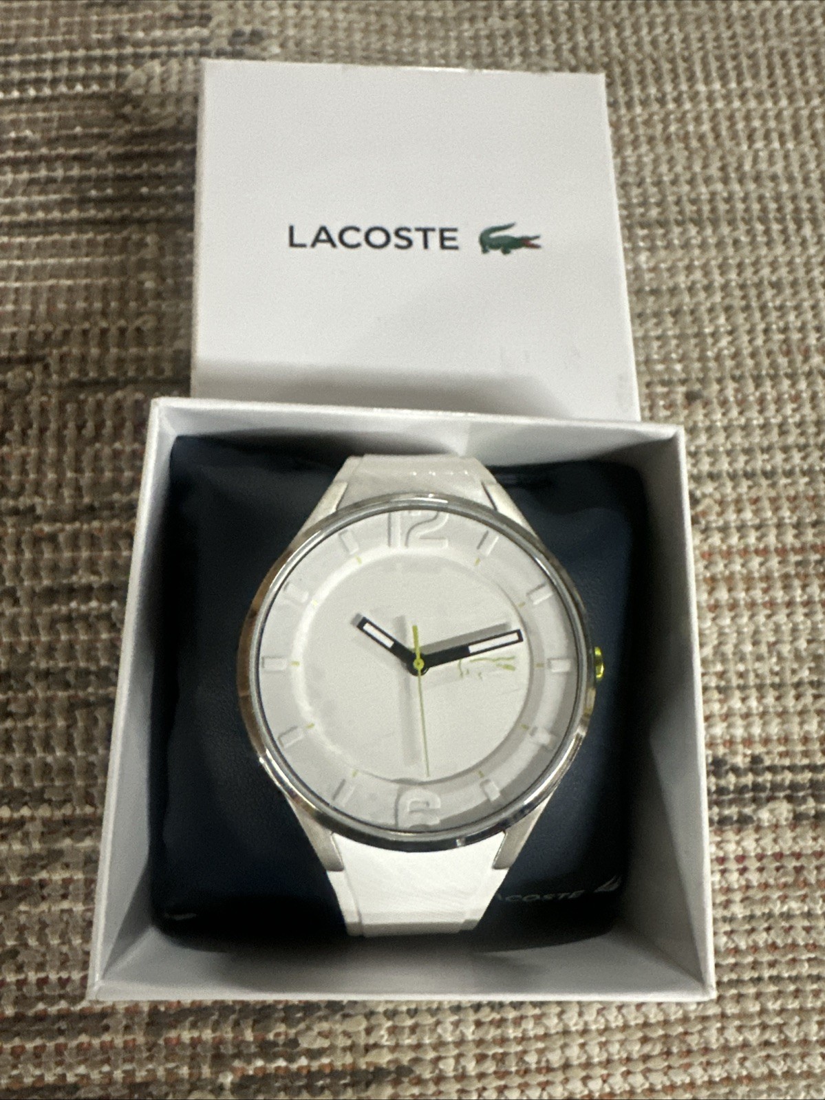 Lacoste 2011269 NEW Women’s Watch Analog Display White Quartz Movement