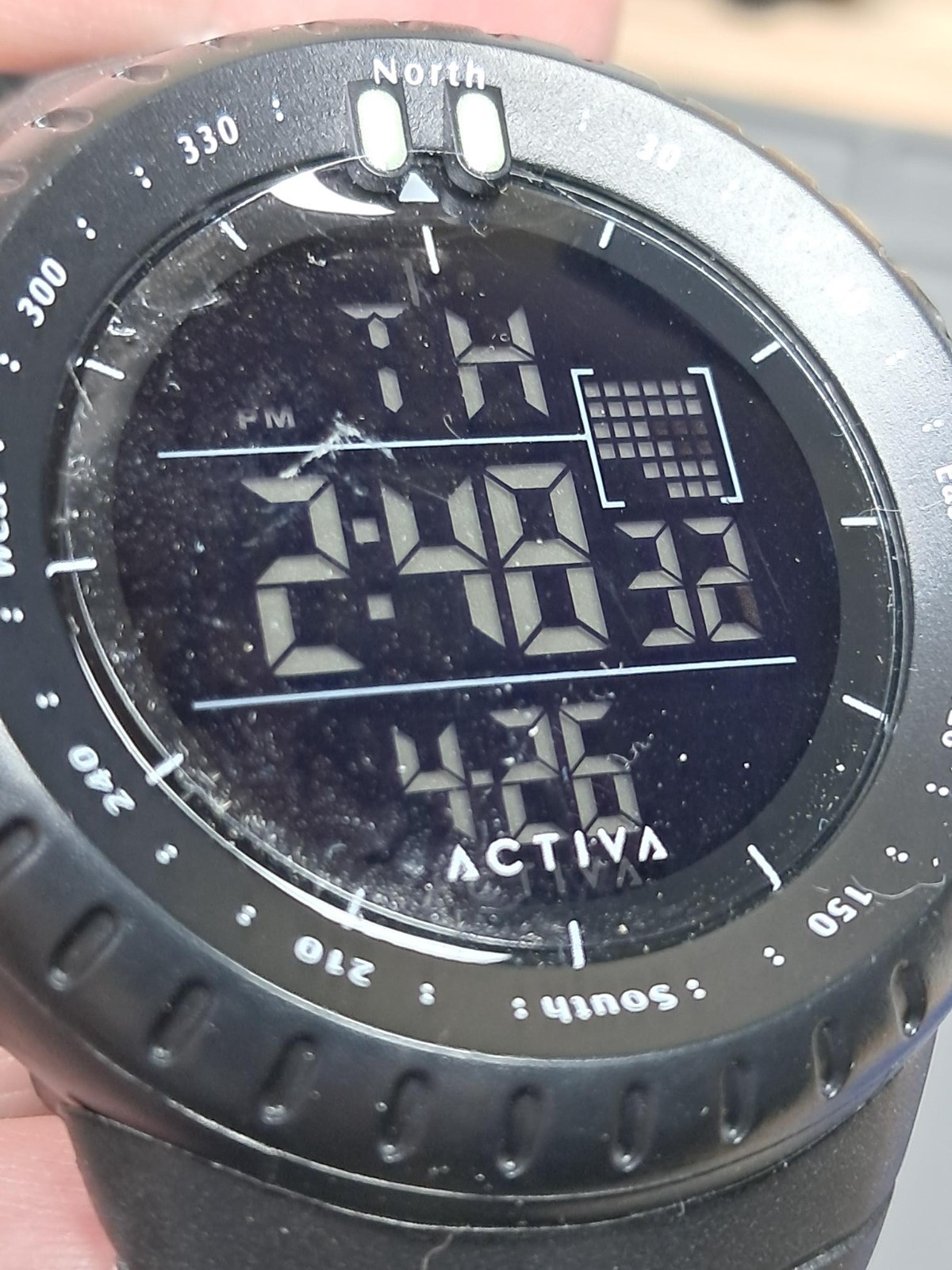 Activa Odyssey X Invicta Men’s Digital Watch 53mm Black (ACW1237-001) NEW!