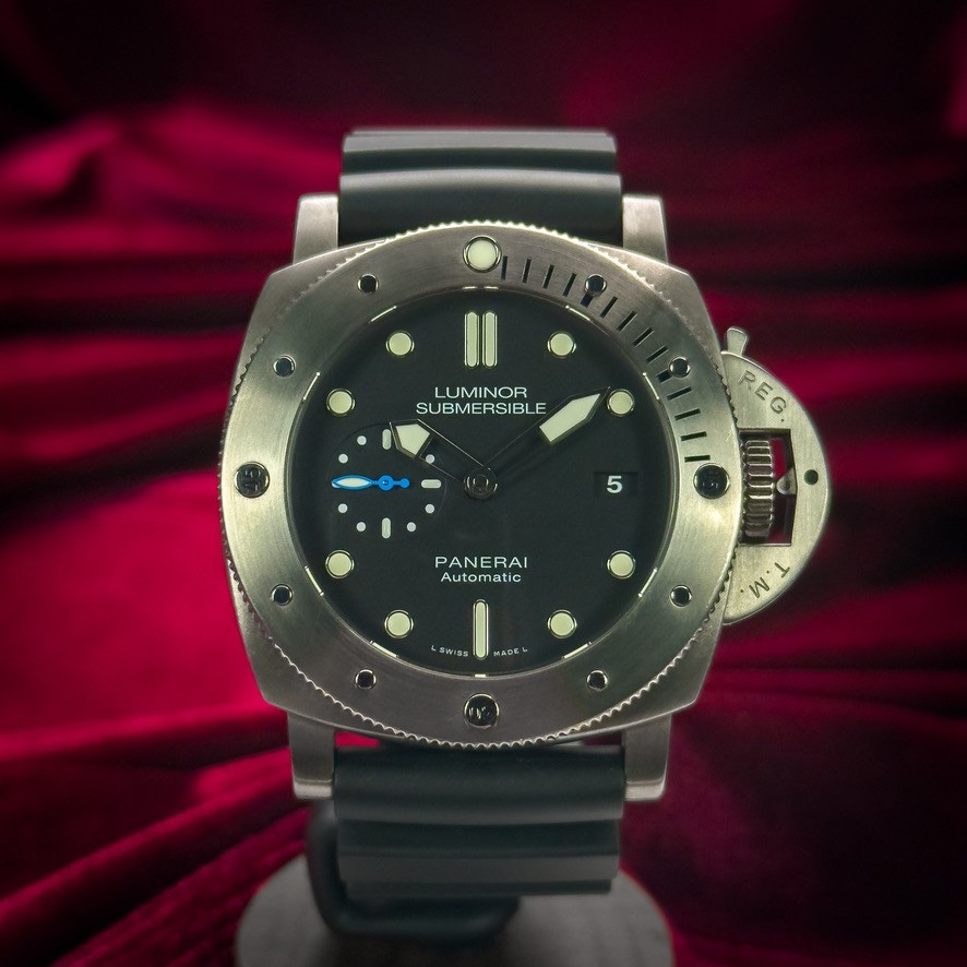 Panerai Luminor Submersible 1950 3 Days Automatic Men’s Black Watch – PAM01305