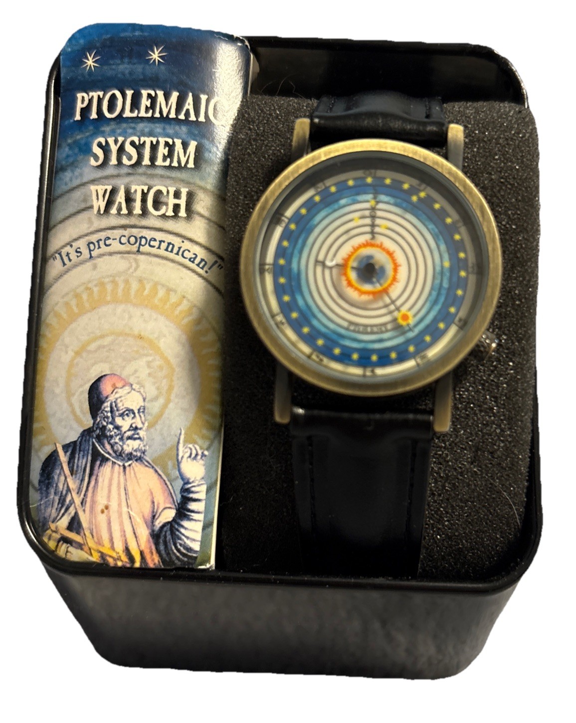 The Unemployed Philosophers Guild Ptolemaic Universe Watch NEW in BOX!