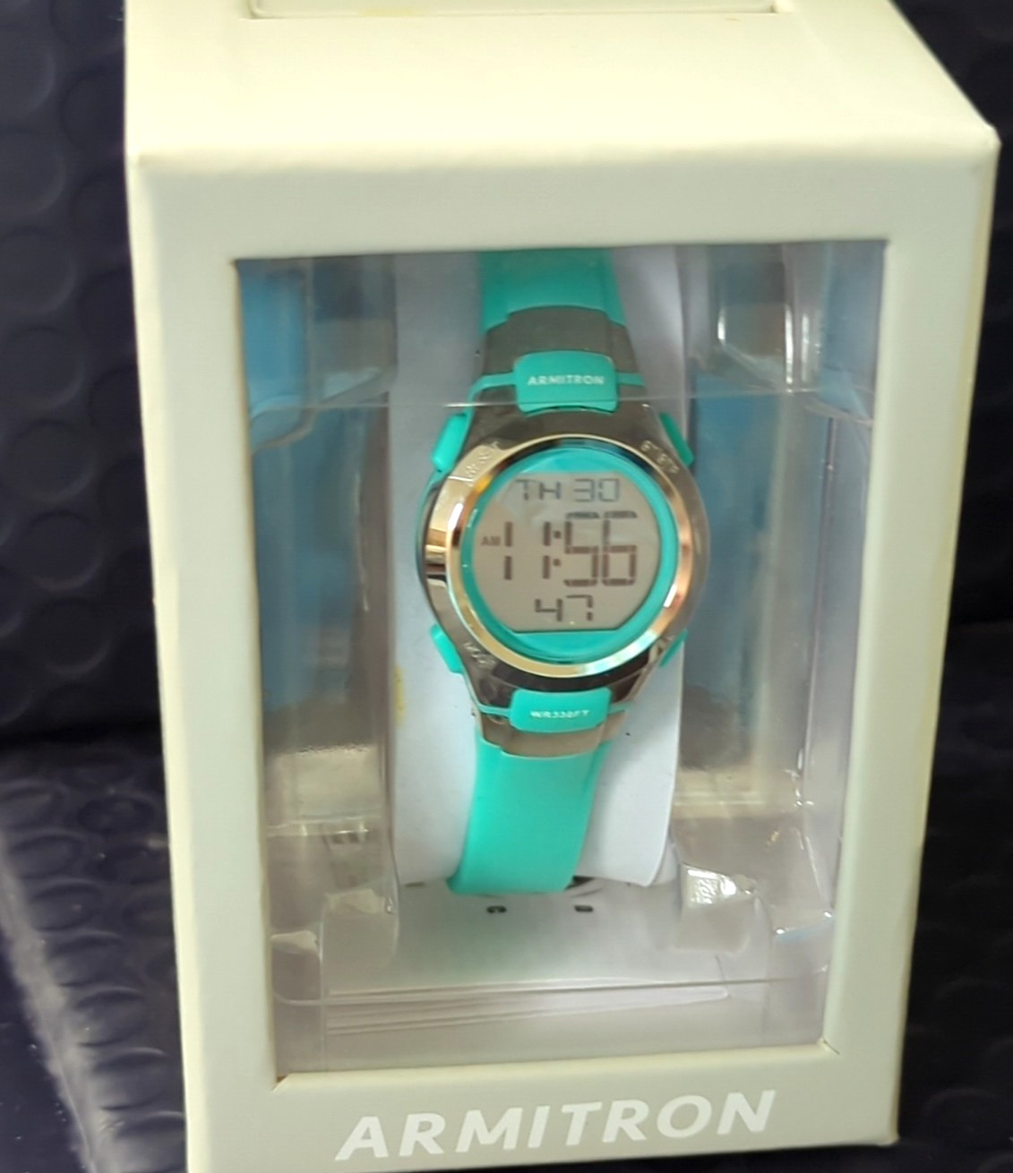 Armitron Sport Women’s Watch Swimming Digital Chronograph Blue Water Resistant