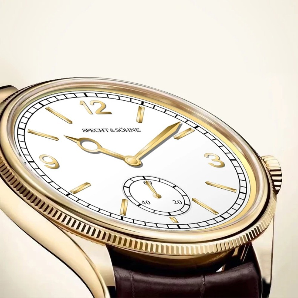 Men’s Automatic Mechanical Watch Sapphire Glass Genuine Leather Strap Waterproof