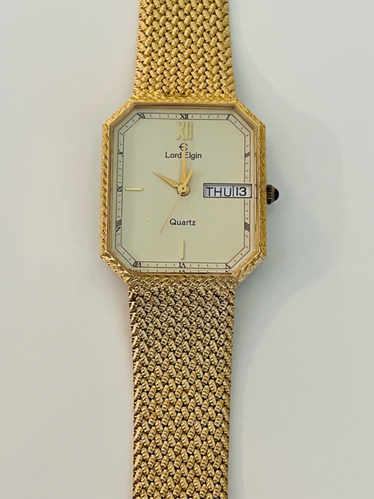 Beautiful VINTAGE Lord Elgin Yellow Gold Watch *See Images