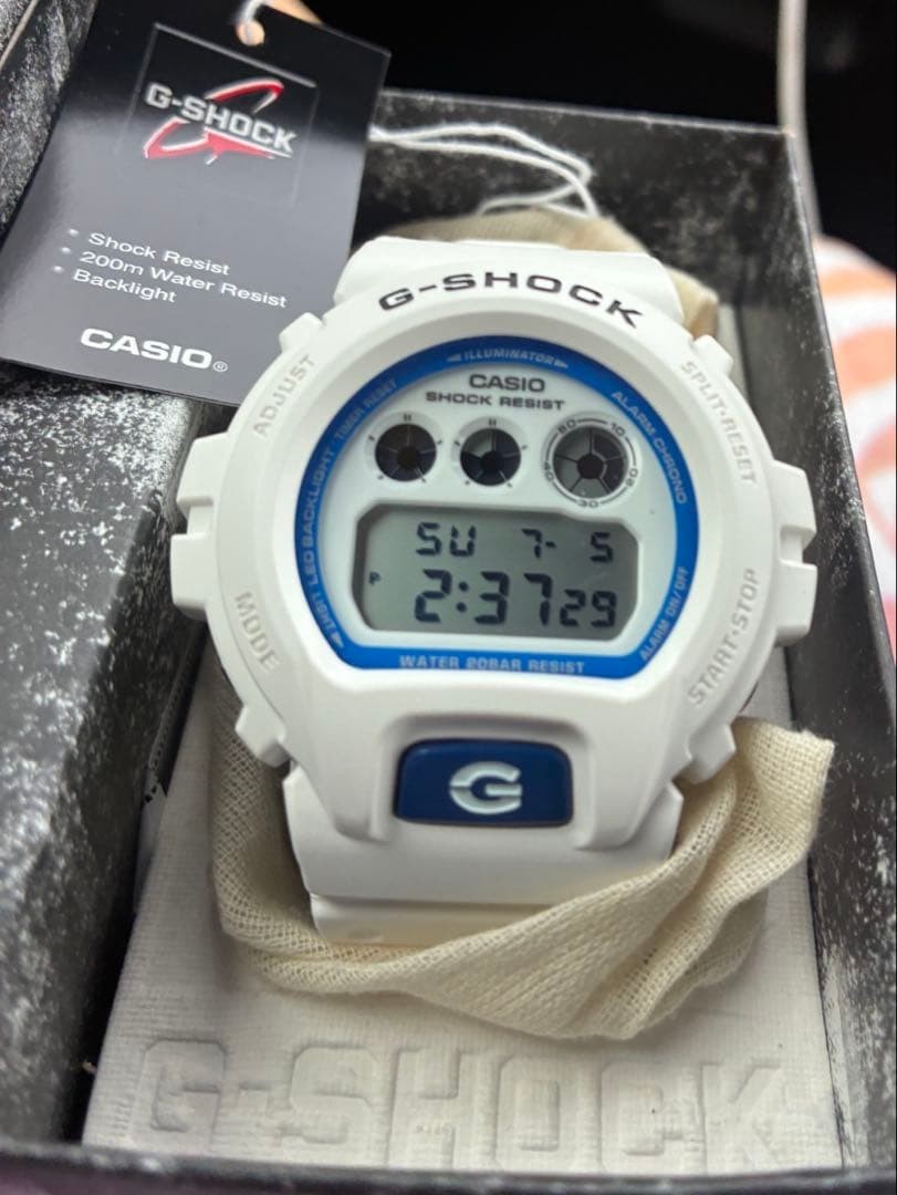 CASIO G-SHOCK White Digital Watch Body DW-6900