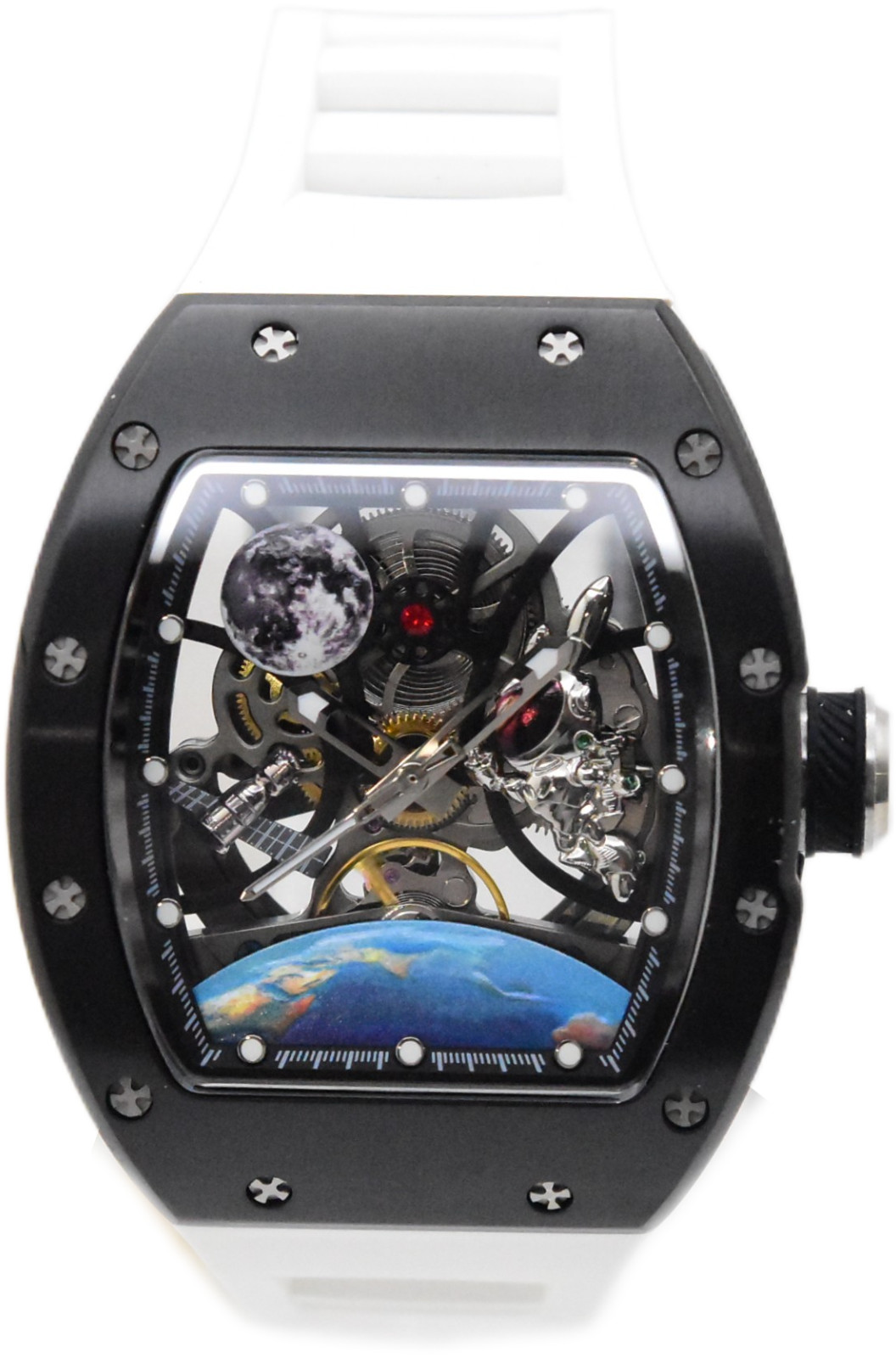 Invicta S1 Rally Interstellar Automatic Men’s Skeleton Dial Watch White 49010