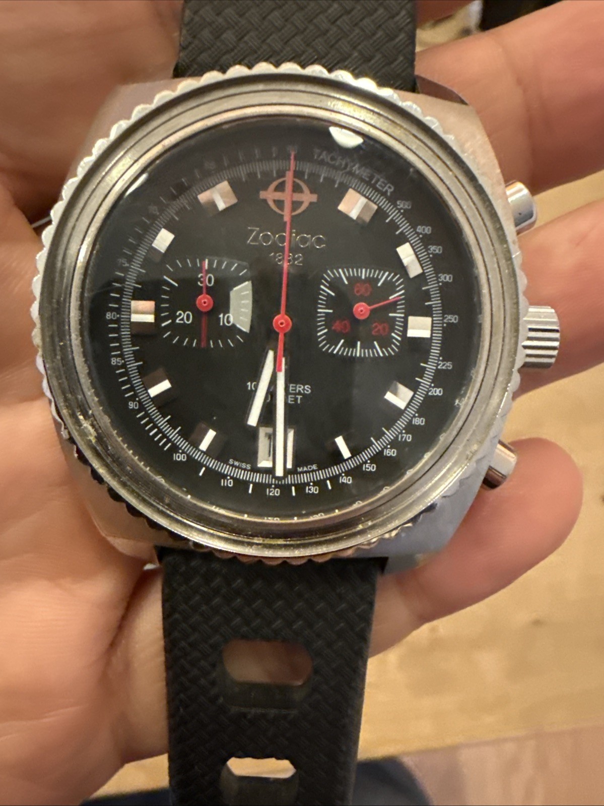 Zodiac Sea Dragon Watch ZO2240 Limited Edition Swiss Quartz Chronograph