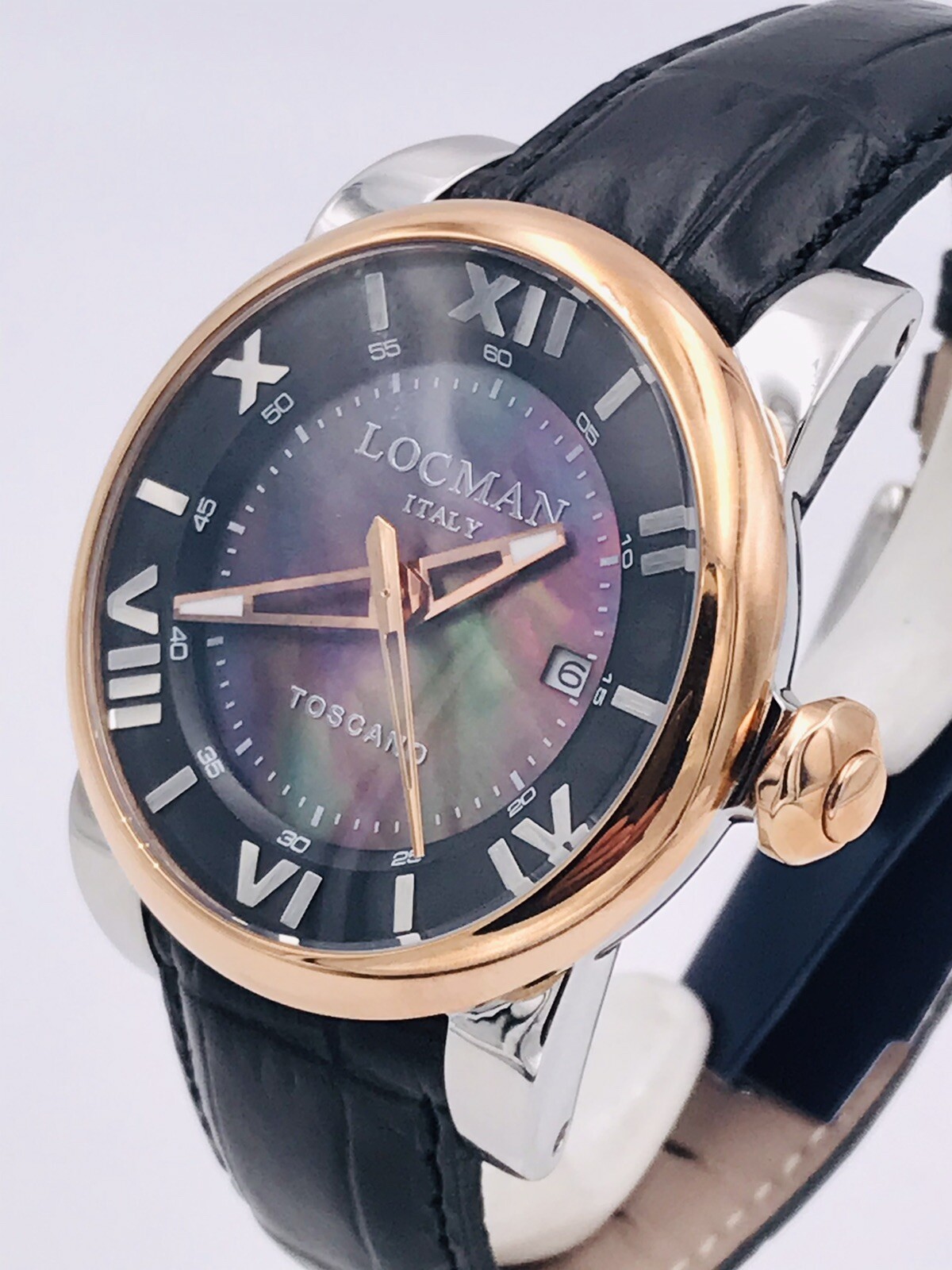 Orologio Locman Toscano Automatico Ref590AOK/900 42mm Nero Scontatissimo Nuovo