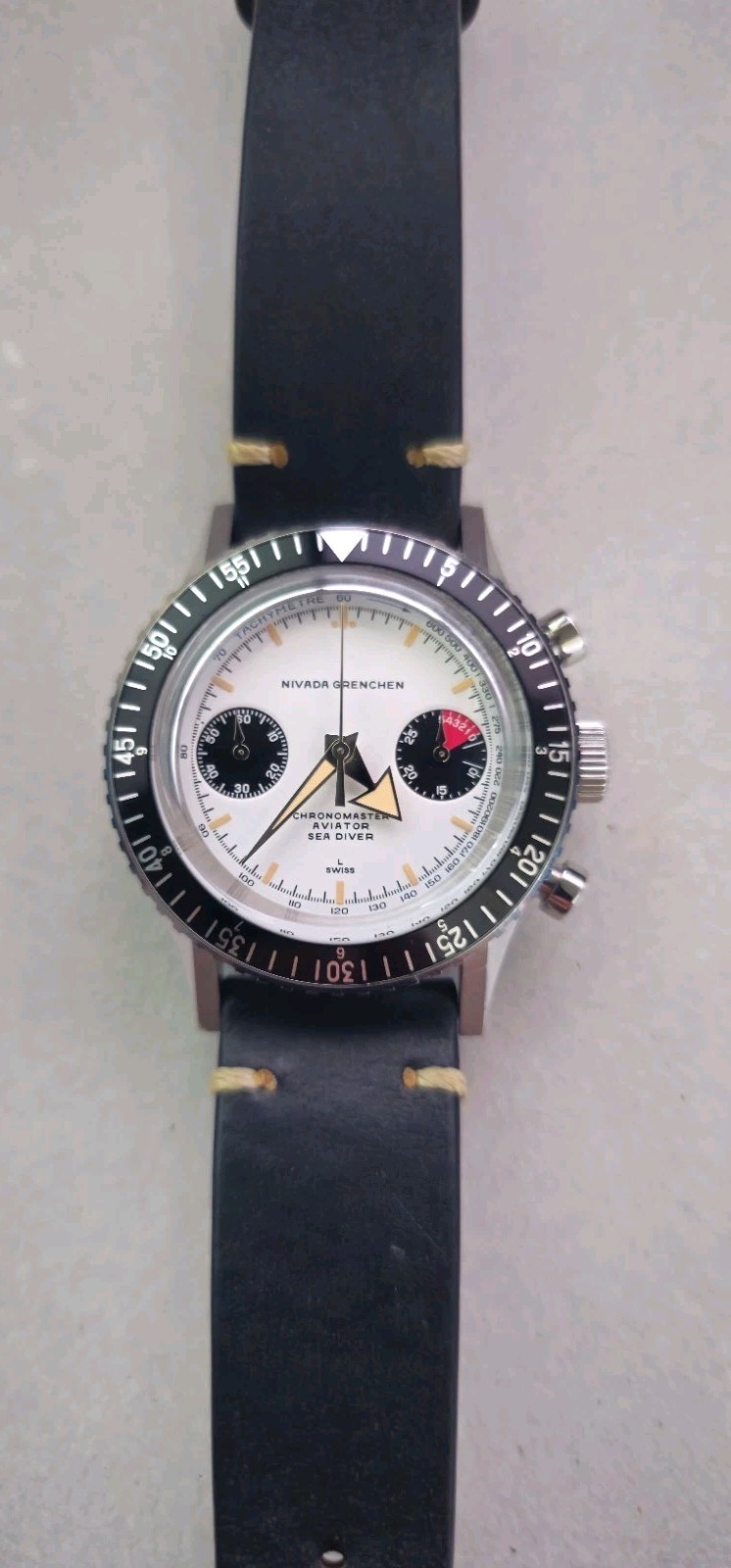 Nivada Grenchen Chronomaster Aviator Sea Diver (2024) SW 510 Automatic, Full Set