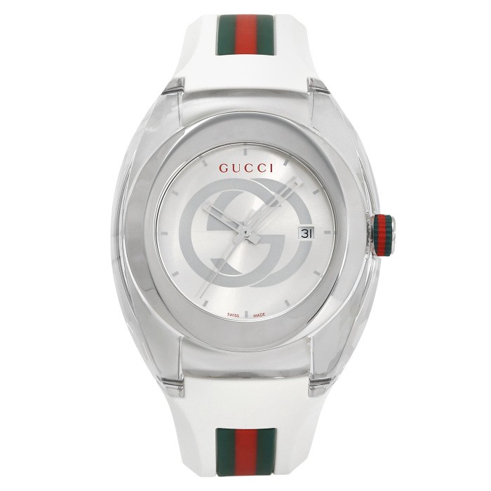 Gucci Sync YA137102A Stainless Steel 46.0mm Silver Dial Quartz #YKW1089
