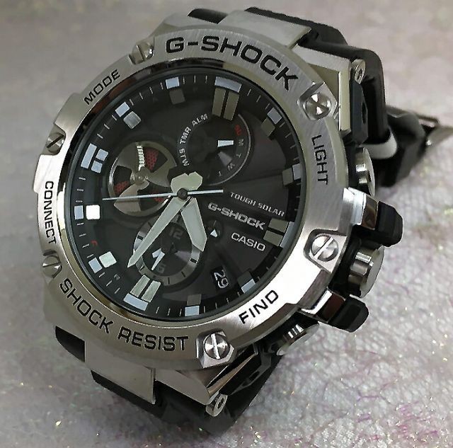 Casio CASIO Wristwatch G SHOCK G SHOCK G STEEL Smartphone Link GST B100 1AJF Men