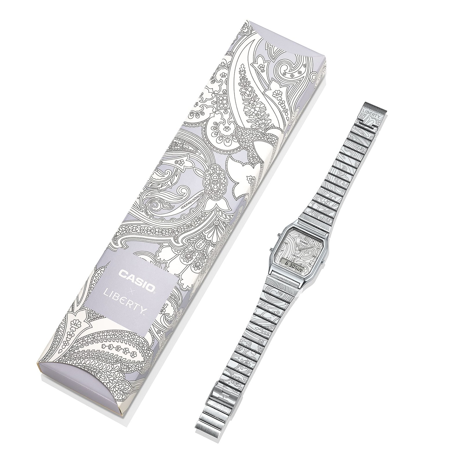 Casio & Liberty Limited model Collaboration Stainless Steel AQ-230ELT-7A Watch