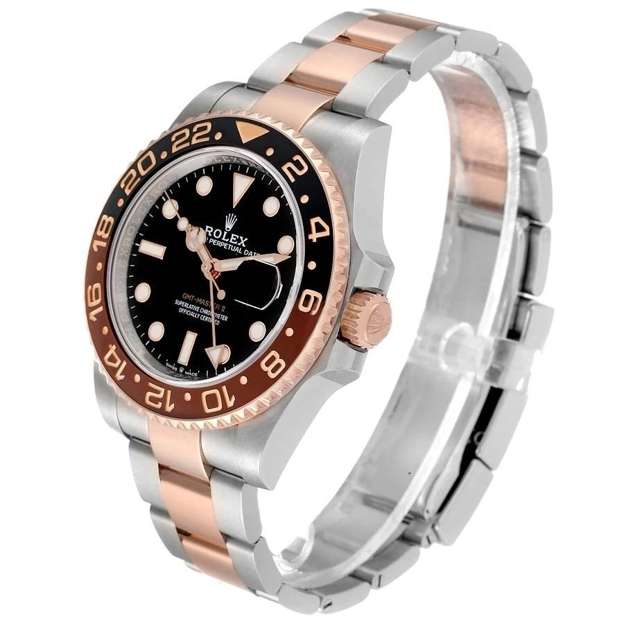 Rolex GMT-Master II Black/Brown Bezel Two-Tone Root Beer Men’s Watch 126711CHNR