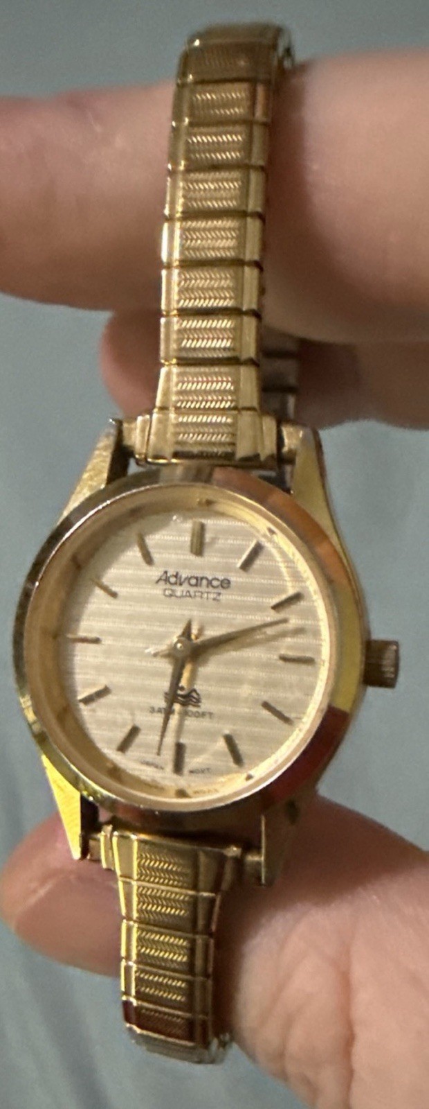 Advance Quartz Gold Antique Adjustable Women’s Watch Y121 *New Battery
