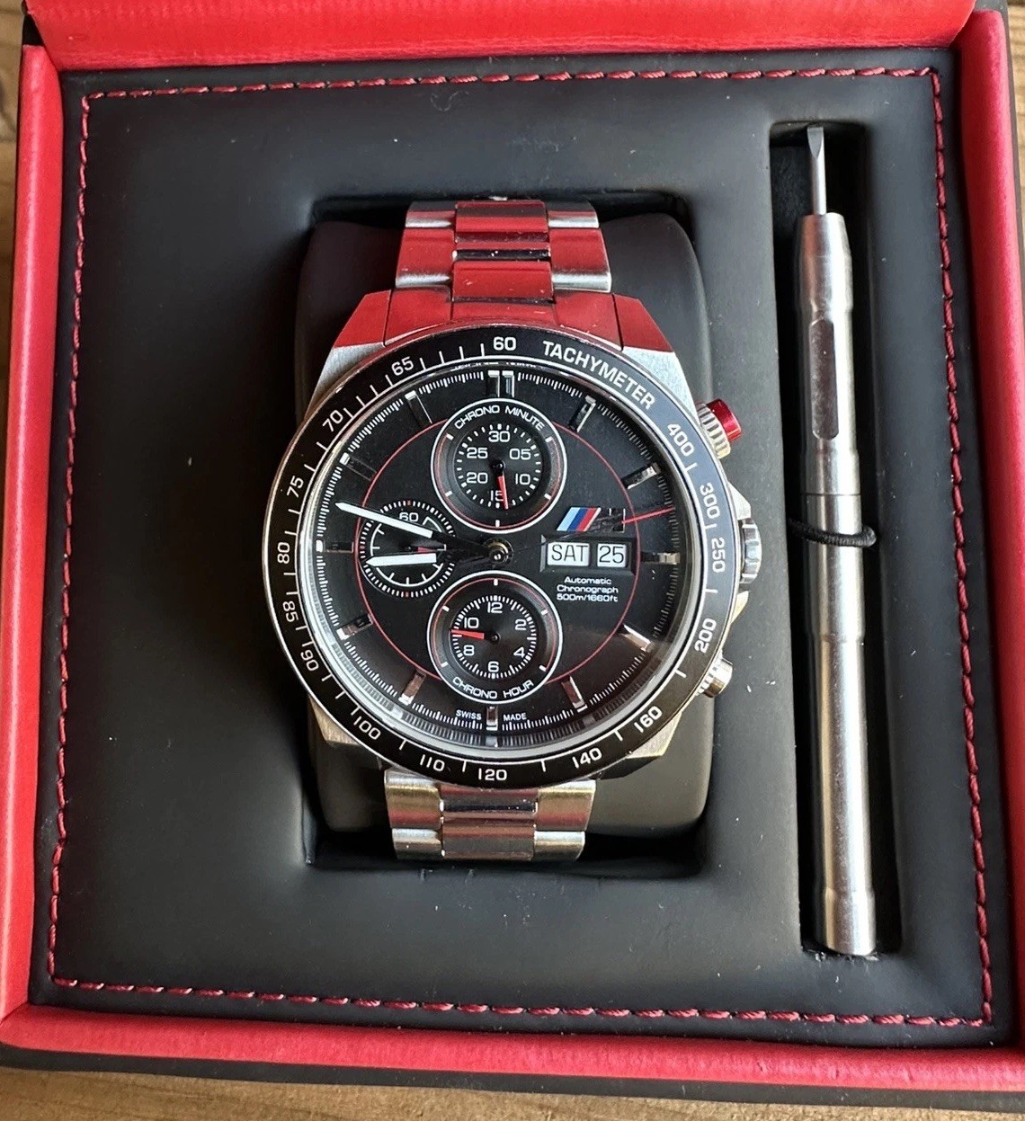 RARE – BMW M Automatic Chronograph Watch Limited Edition – Awesome watch!
