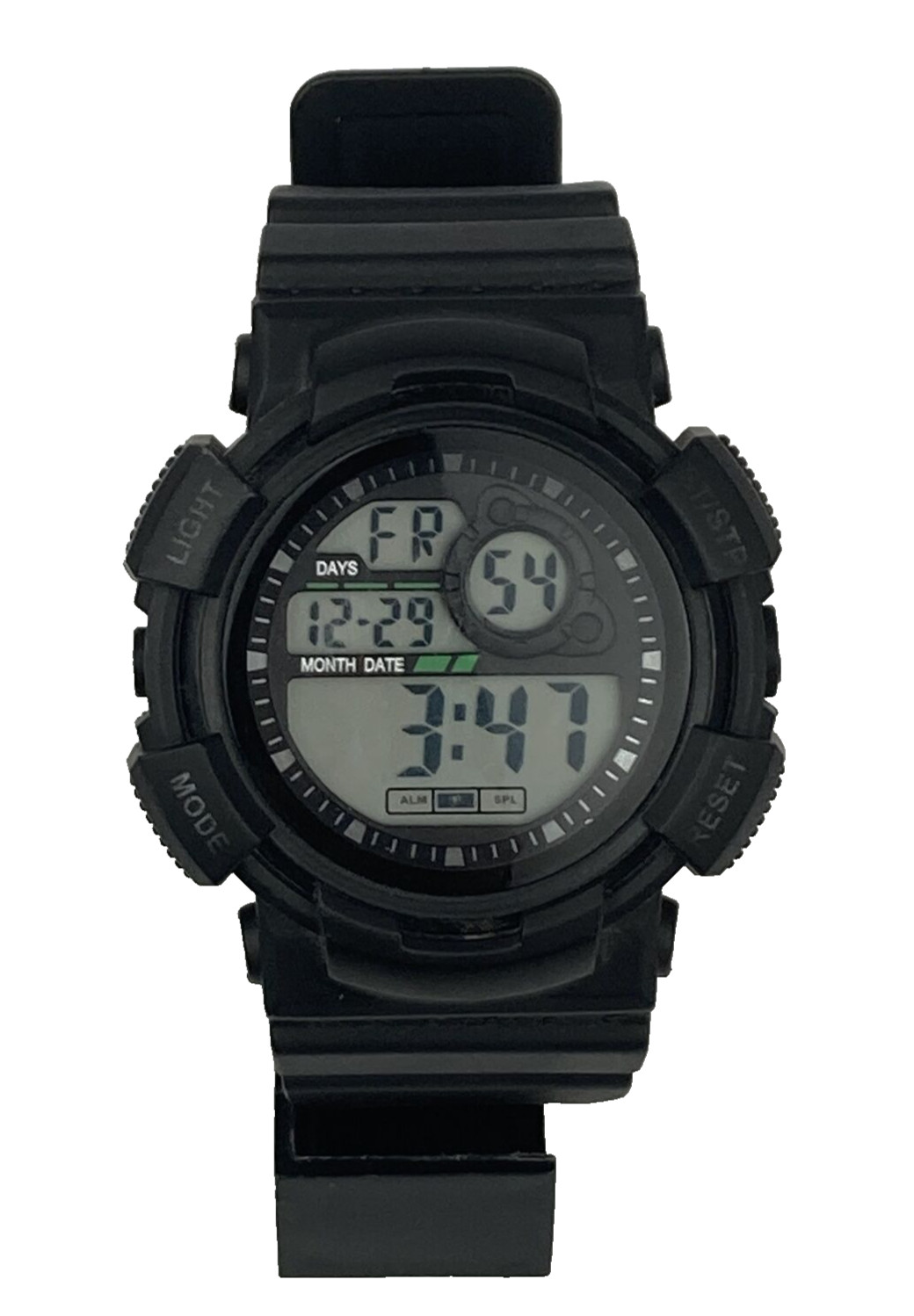 Nelsonic Digital Sport Watch Water Shock Resistant Black Nel26 – Running