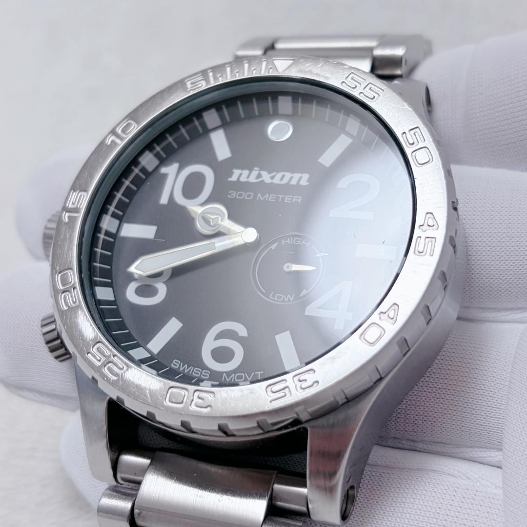 Rare Nixon 51-30 Simplify Tide Graph Silver [0341]