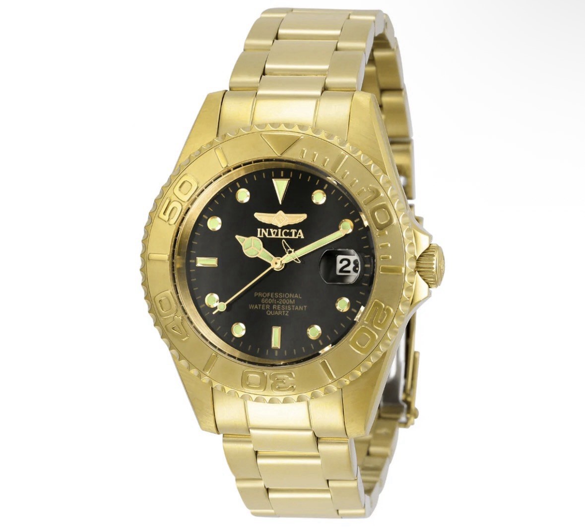 Invicta Pro Diver Currentline Men’s Watch – 37.5mm. Gold (29939)