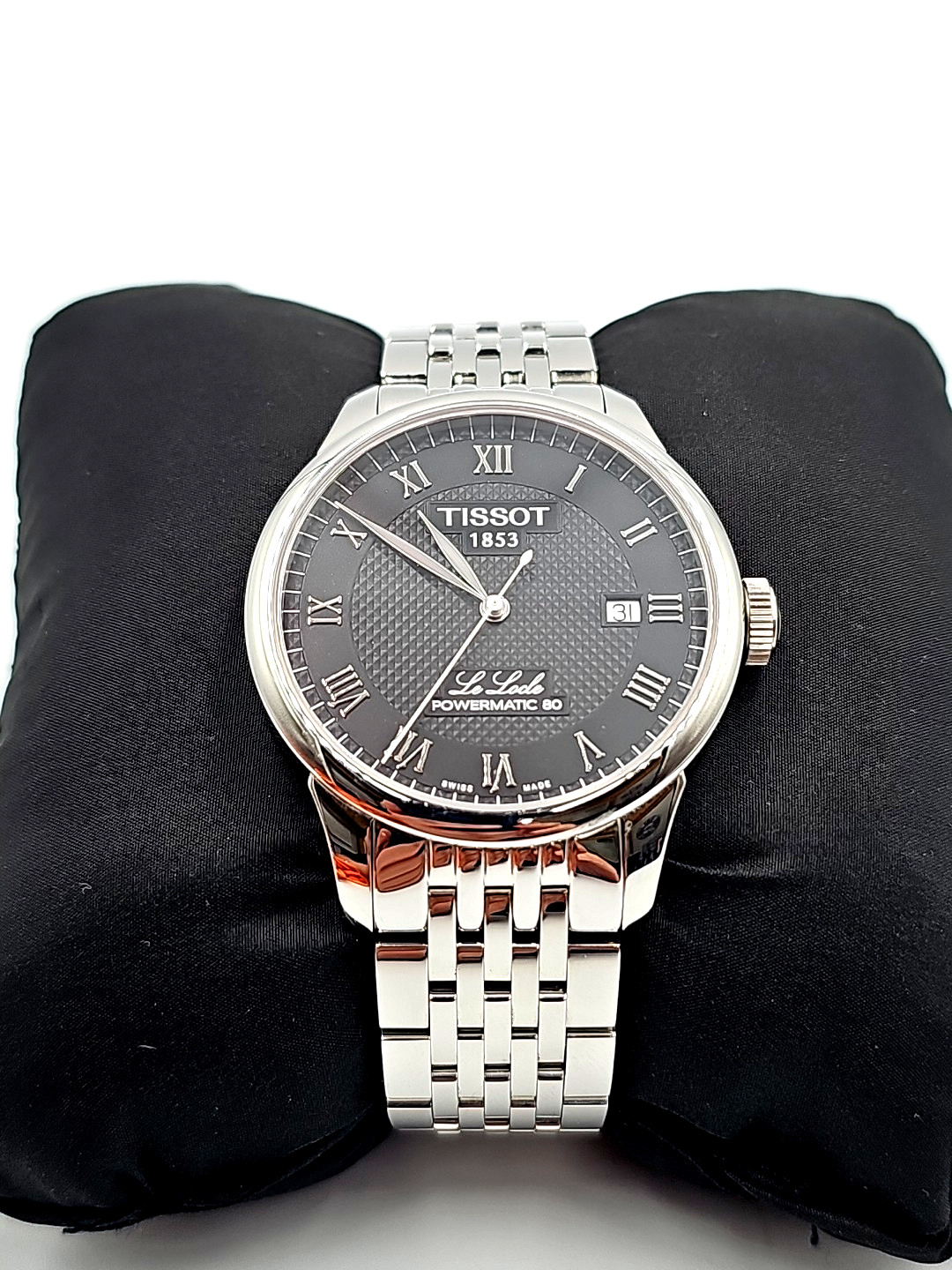 Tissot Le Locle Powermatic 80 Black Dial Men’s Watch T006.407.B W/Box No Papers