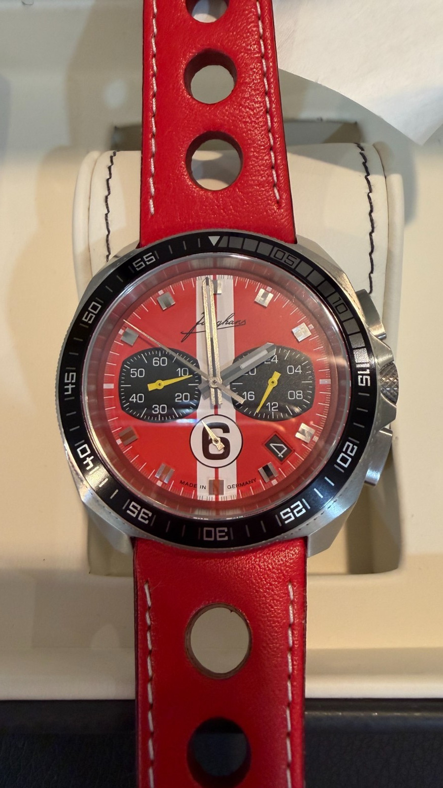 Junghans 1972 Chronoscope Sports Edition 2024 Red Watch