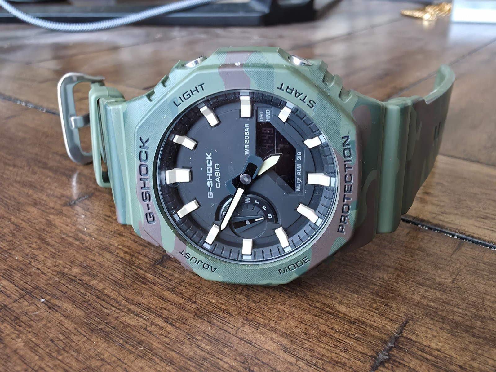 Casio G Shock GA-2100 Carbon Core Guard Camouflage