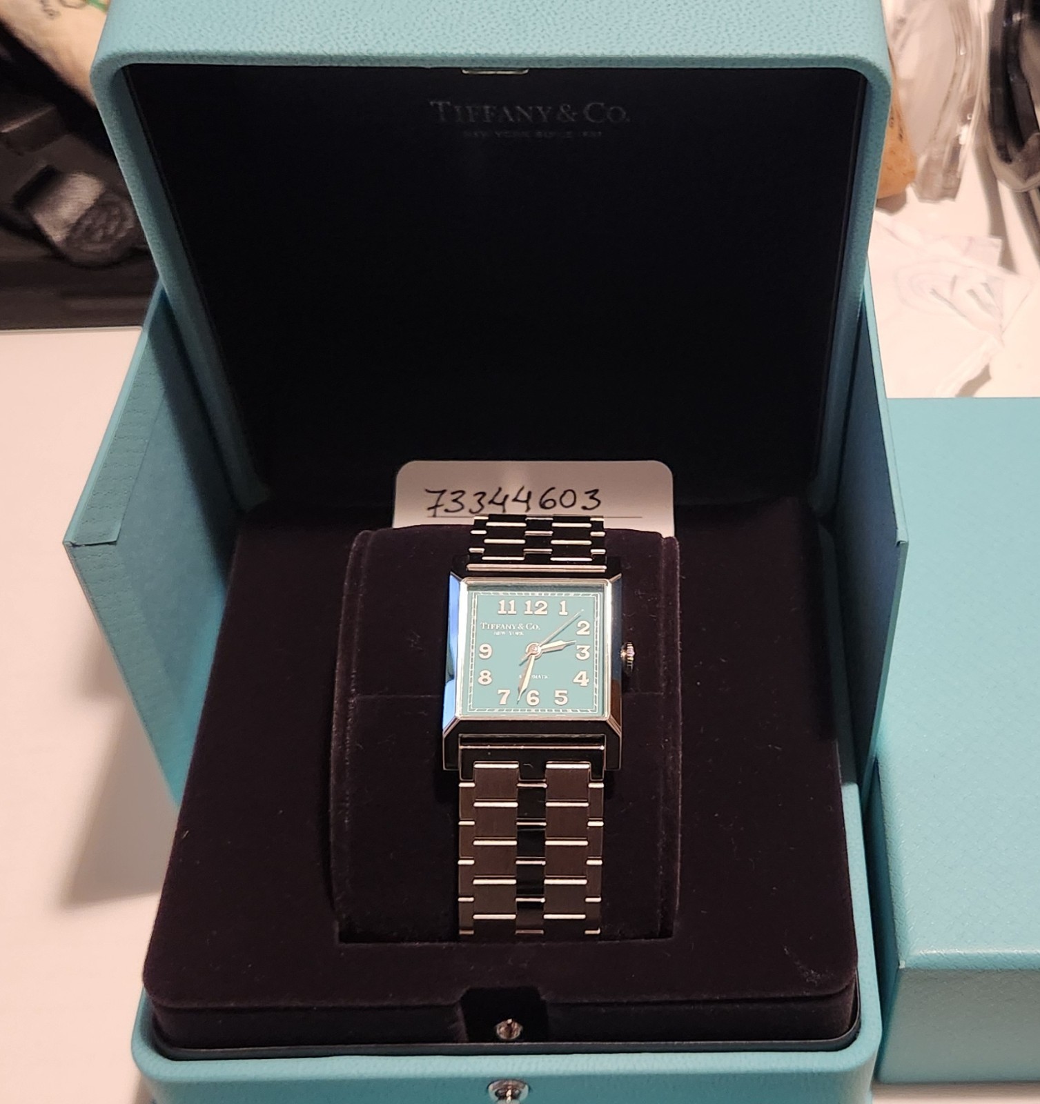 Tiffany Union Square Watch Automatic , warranrty 5 years, 27mm