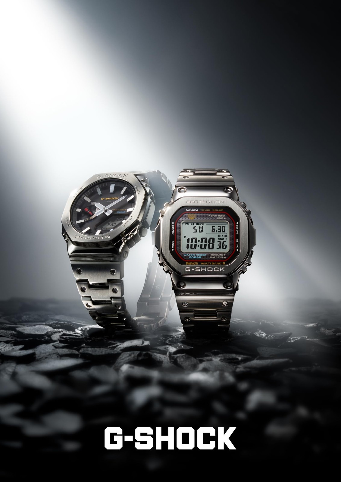 CASIO G-SHOCK GMW-B5000D-1CJF Silver Stainless Steel Men’s Watch New