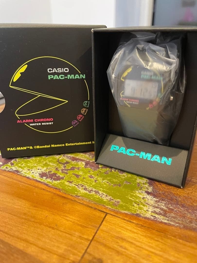 CASIO F-91WPC-1AJR Pac-Man collaboration Digital watch Limited New inBox Japan🔥