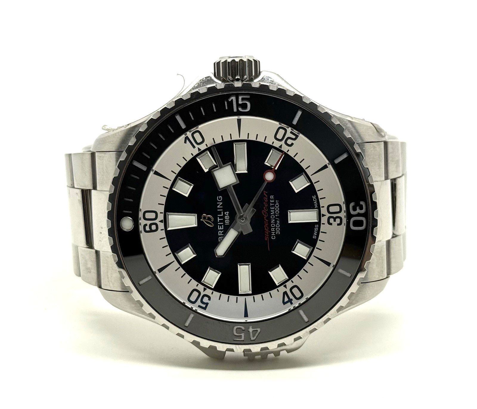 Breitling Superocean Automatic 46 A17378 Men’s Stainless Steel Watch B&P 2022