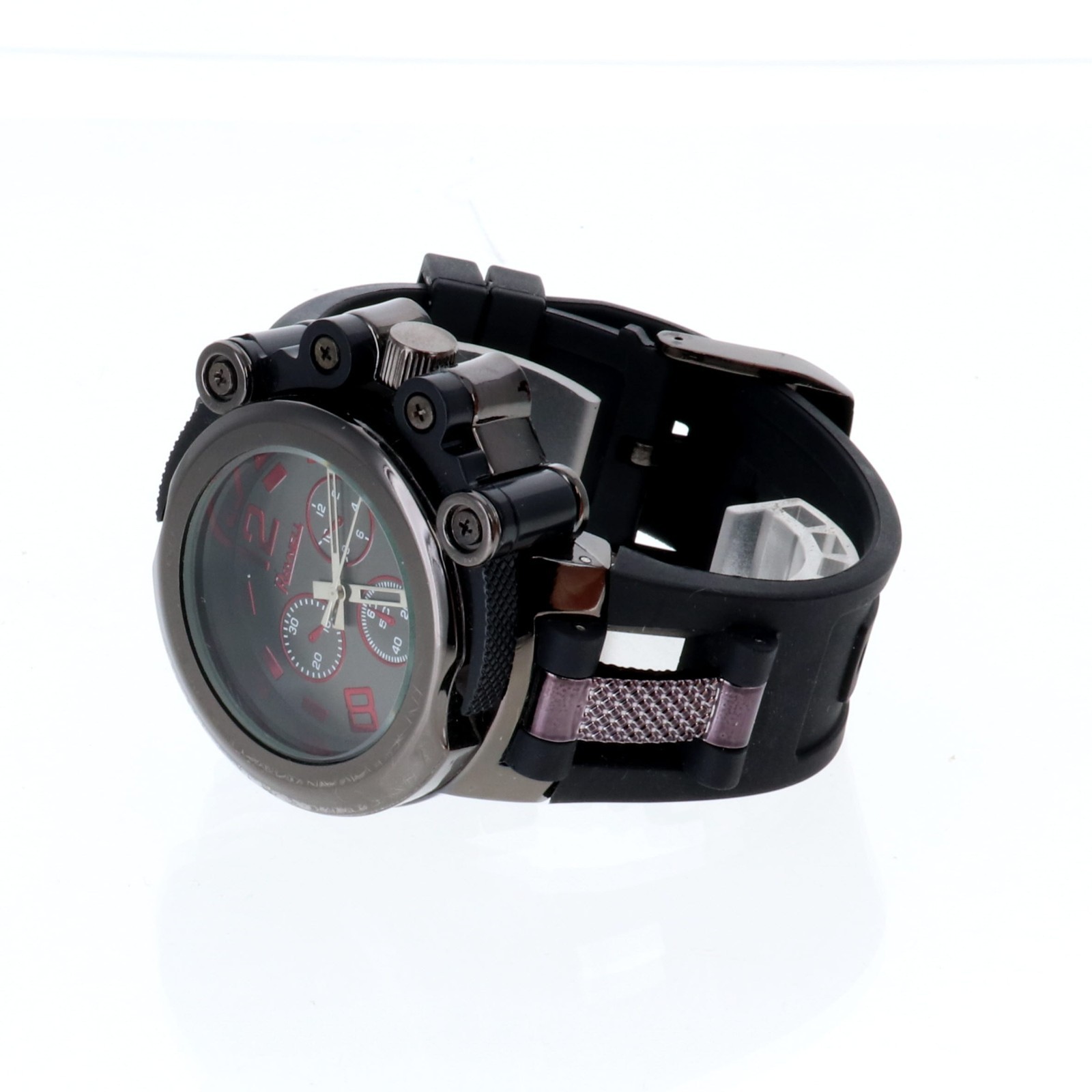 Raynell Chono-Style Heavy & Oversized Men’s Watch Rubber Band 55mm Wide