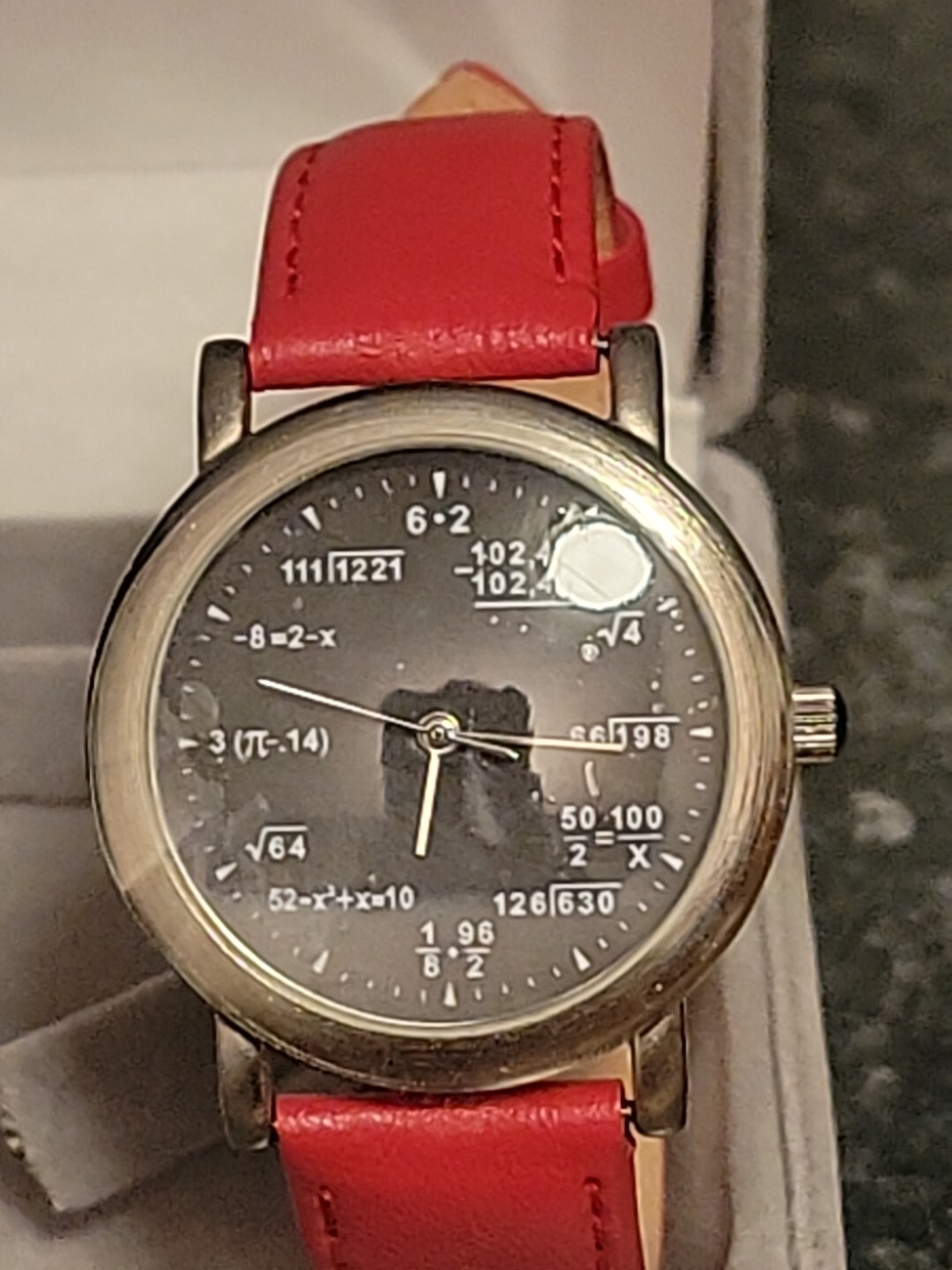 “Mathematics Dial” Unisex Theme Watch Has Pop Quiz Equations At Each Hour