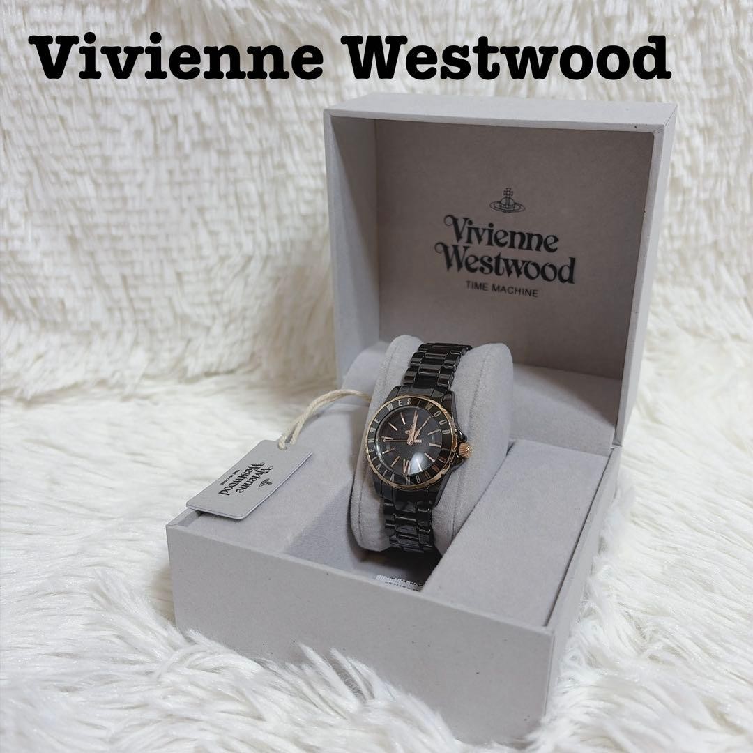 Working Vivienne Westwood Watch Quartz Gold Orb
