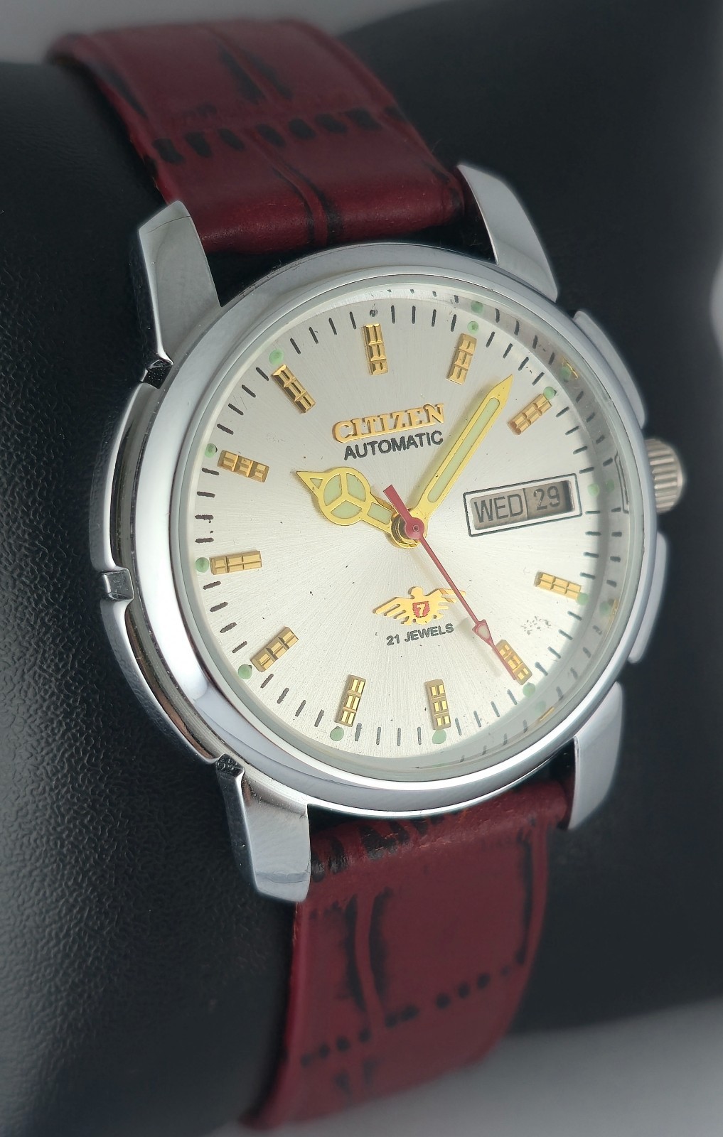 Refurbished Citizen Automatic Silver Dial with Day/Date Men’s Watch | 21 Jewels