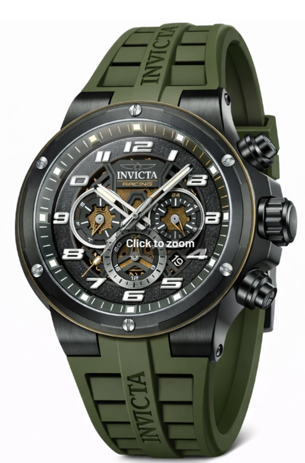 Invicta S1 Rally Stage Grid Men’s Watch – 49mm, Dark Green (50264)