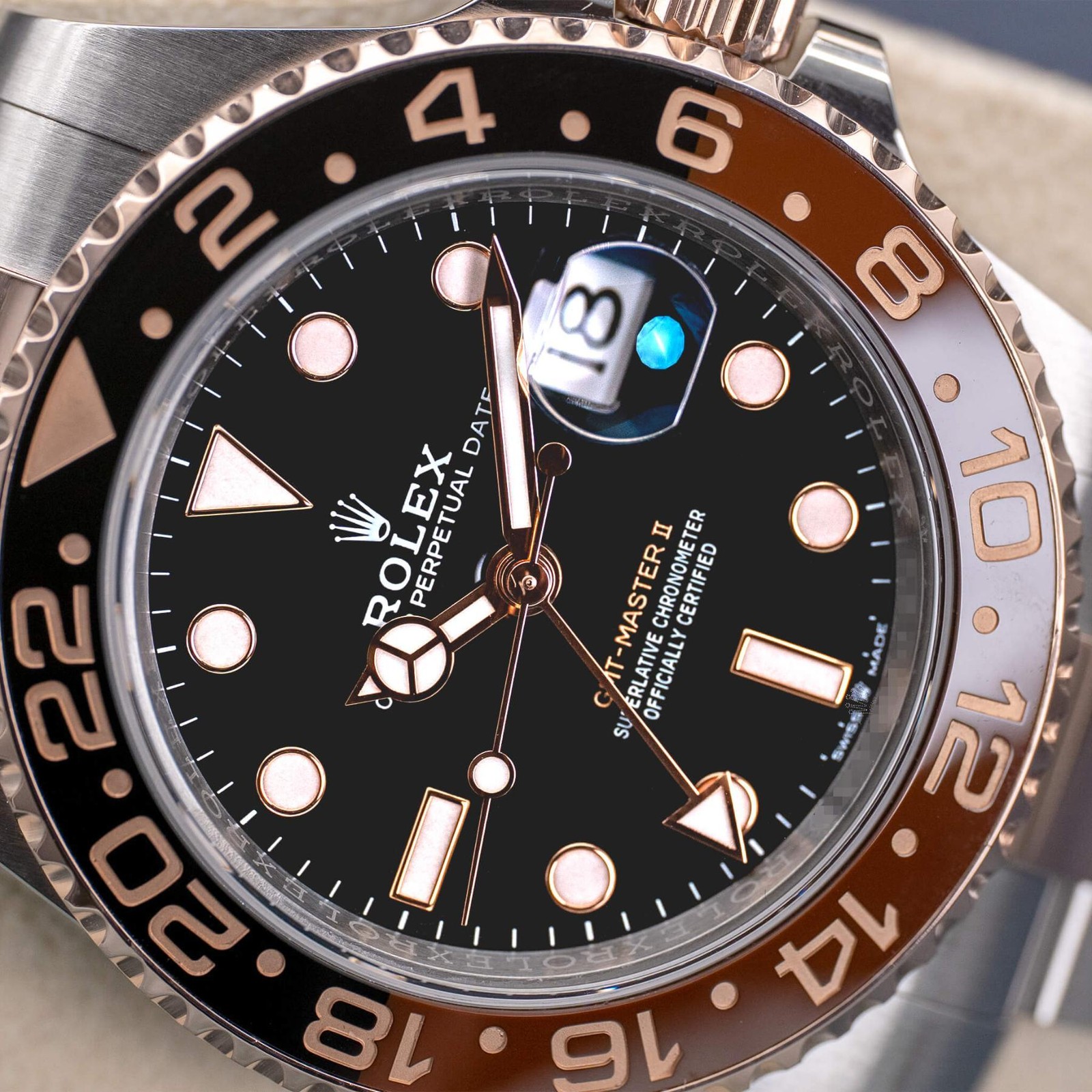 Rolex GMT Master II 126711CHNR “Rootbeer” 40mm Box & Papers