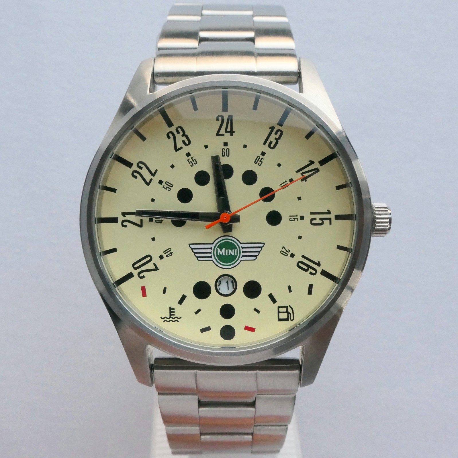 Mini John S Cooper Works JCW Speedometer Racing Classic Retro Sport Design Watch