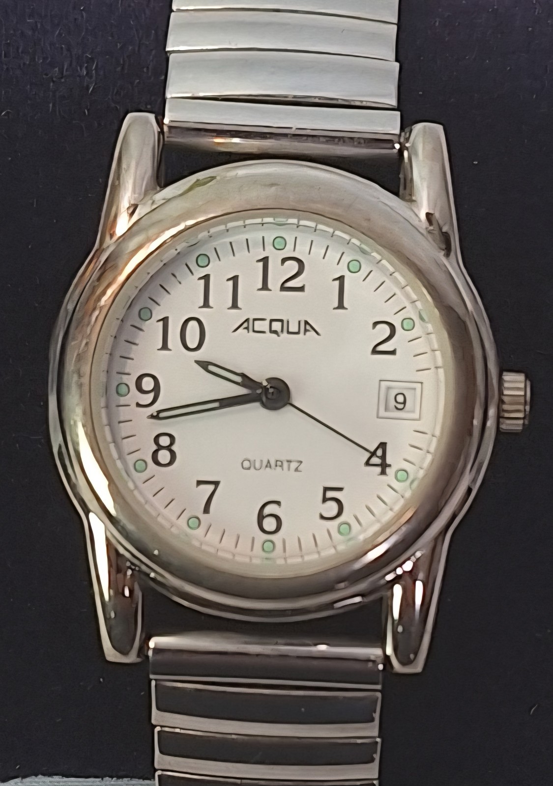 ACQUA Quartz Day White Face Silver Watch Philippines Movement