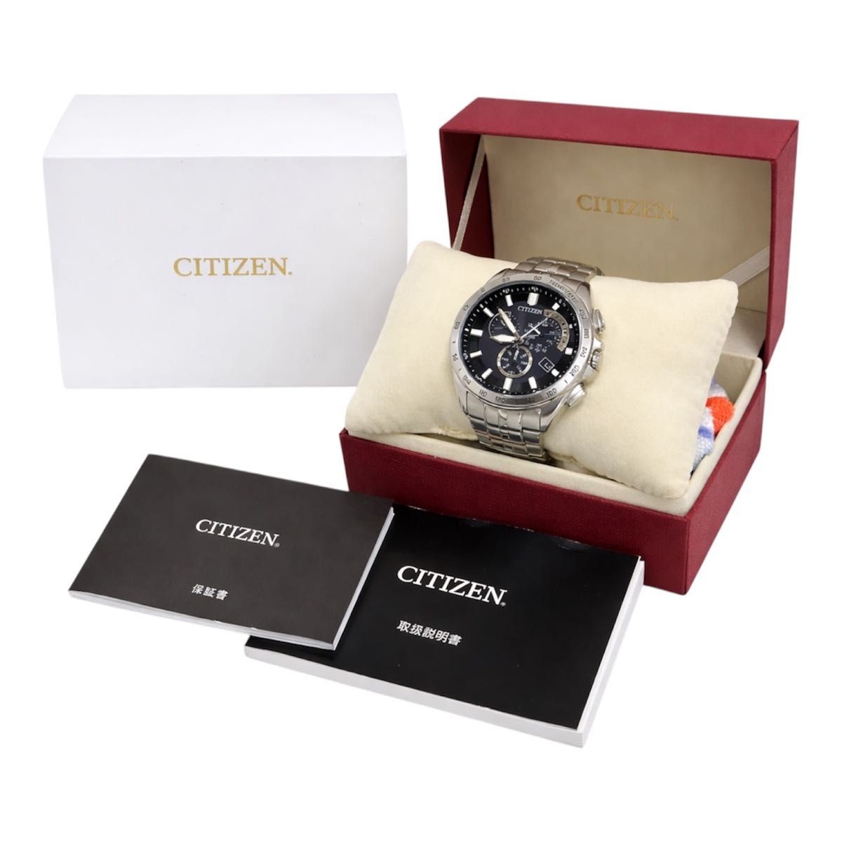 Excellent Condition CITIZEN Solar Eco Drive Watch Radio Solar Box Citizen