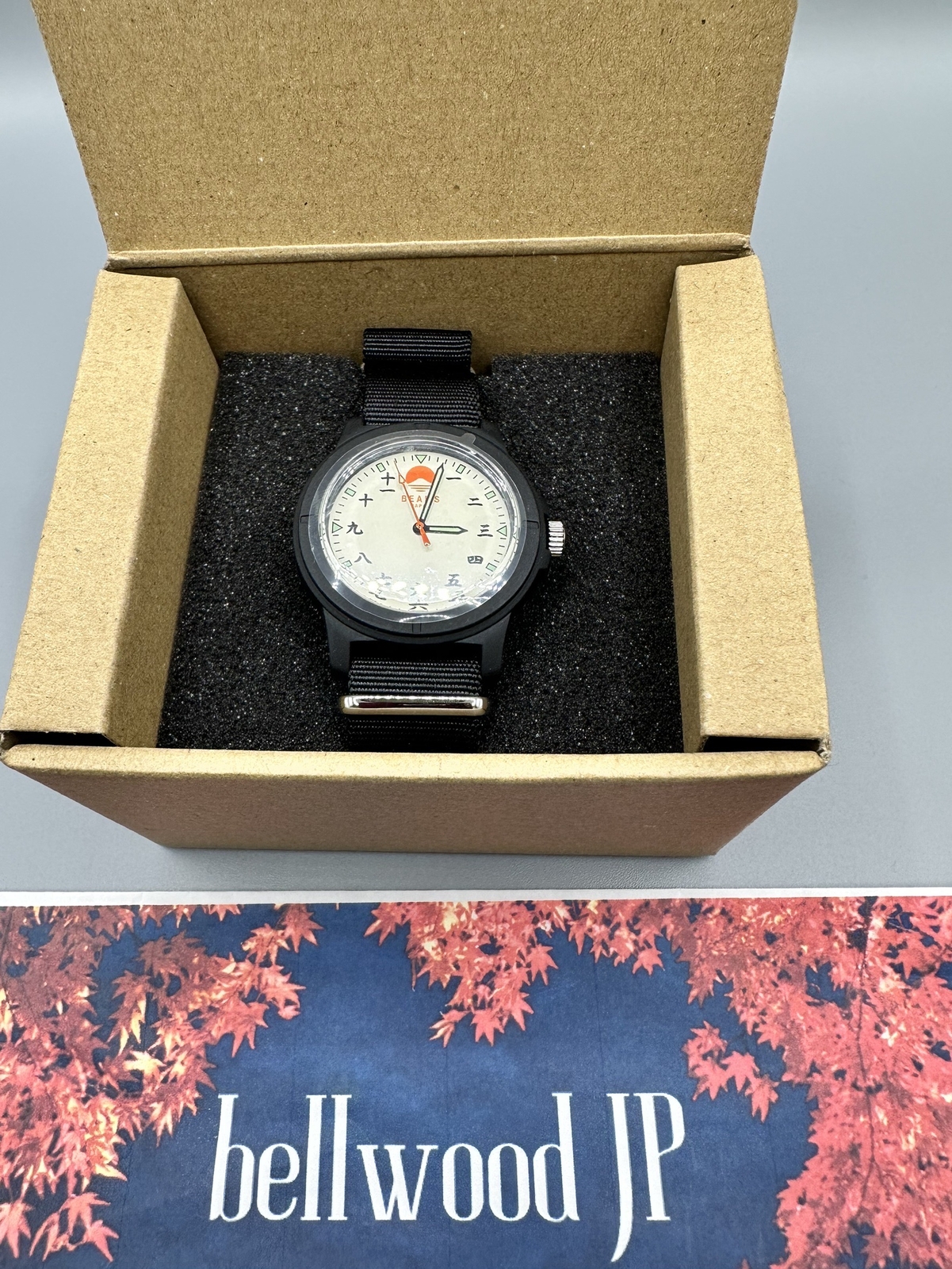 BEAMS Original Watch Kanji Mt Fuji Made In Japan Special Limited Edition Japan