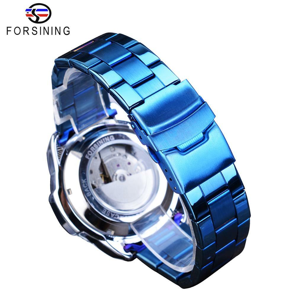 FORSINING Mens Automatic Mechanical Watches Waterproof Sports Chronograph Watch