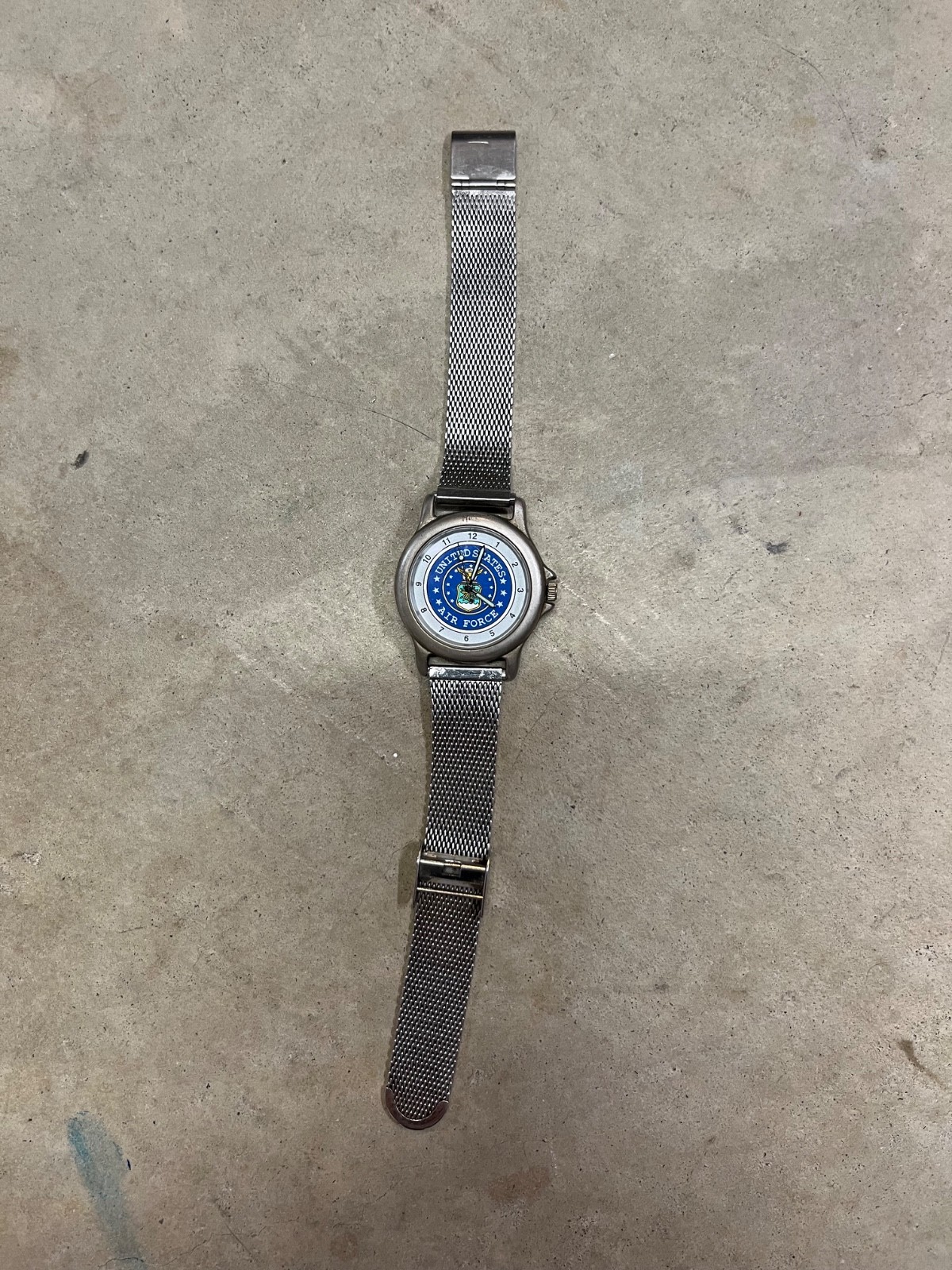 Official Silver Colored United States Air Force Watch Adjustable/one size