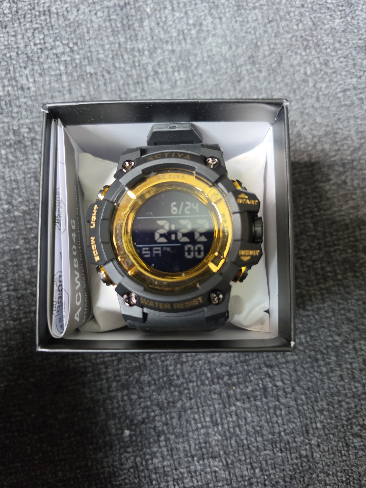 Activa Sync X Invicta Watch. Gold/Black. ACW8046-003