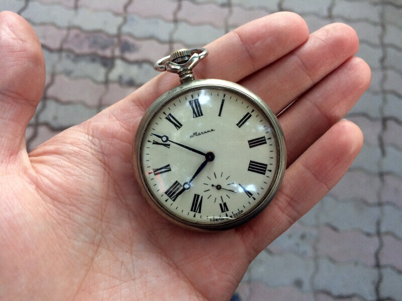 Stems with crowns (2ps) for pocket watch MOLNIYA (MOLNIA) – 3602 (ORIGINAL)