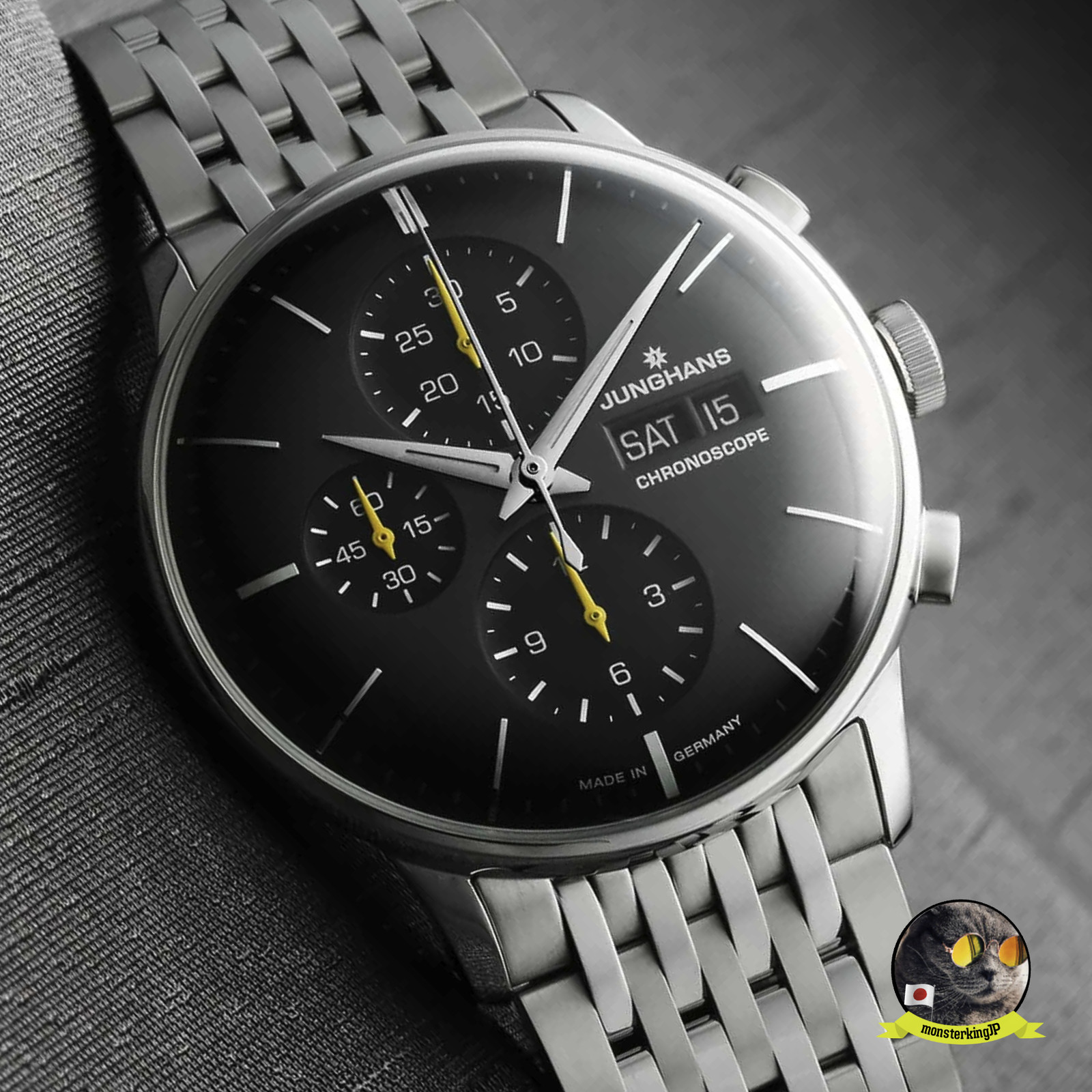 JUNGHANS Meister Chronoscope 027/4429.47 automatic gray Dial 41mm Men’s Watch