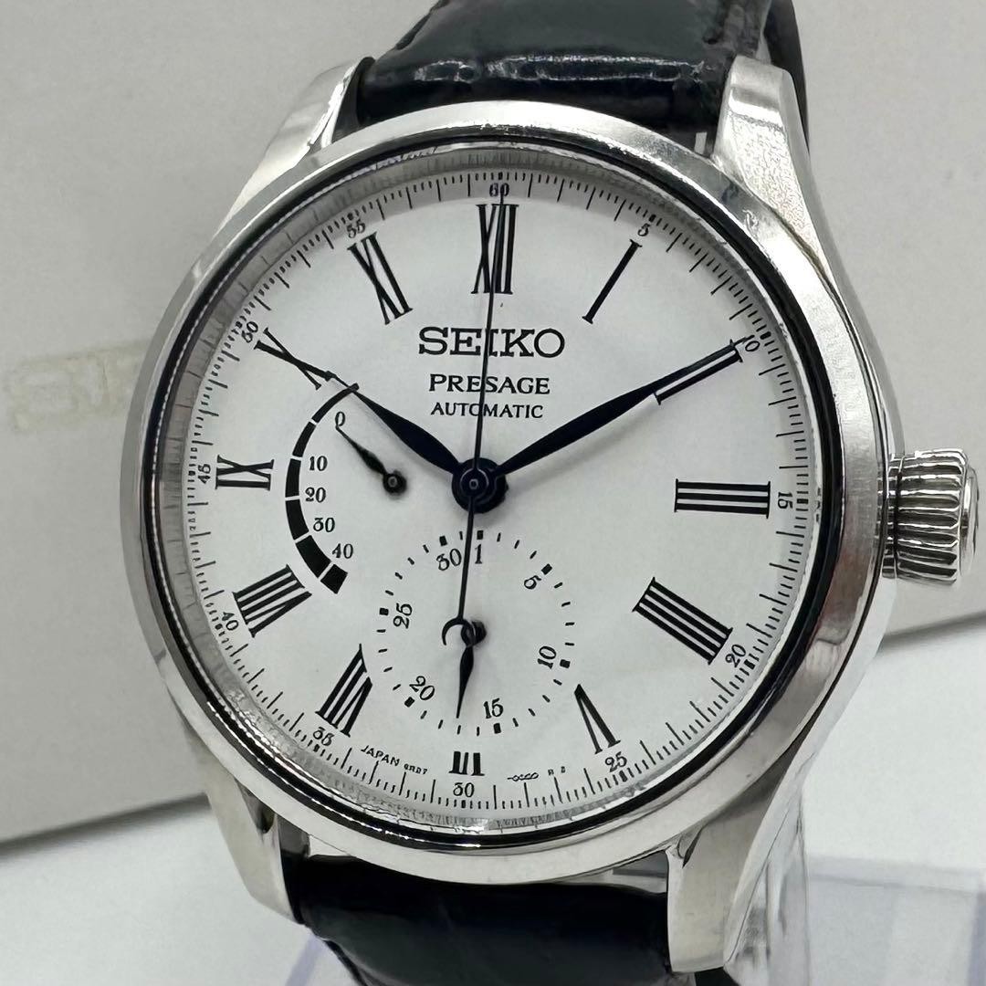 SEIKO Presage 6R27-00L0 Auto Porcelain Dial Blue Hands 40mm 20cm Box Japan